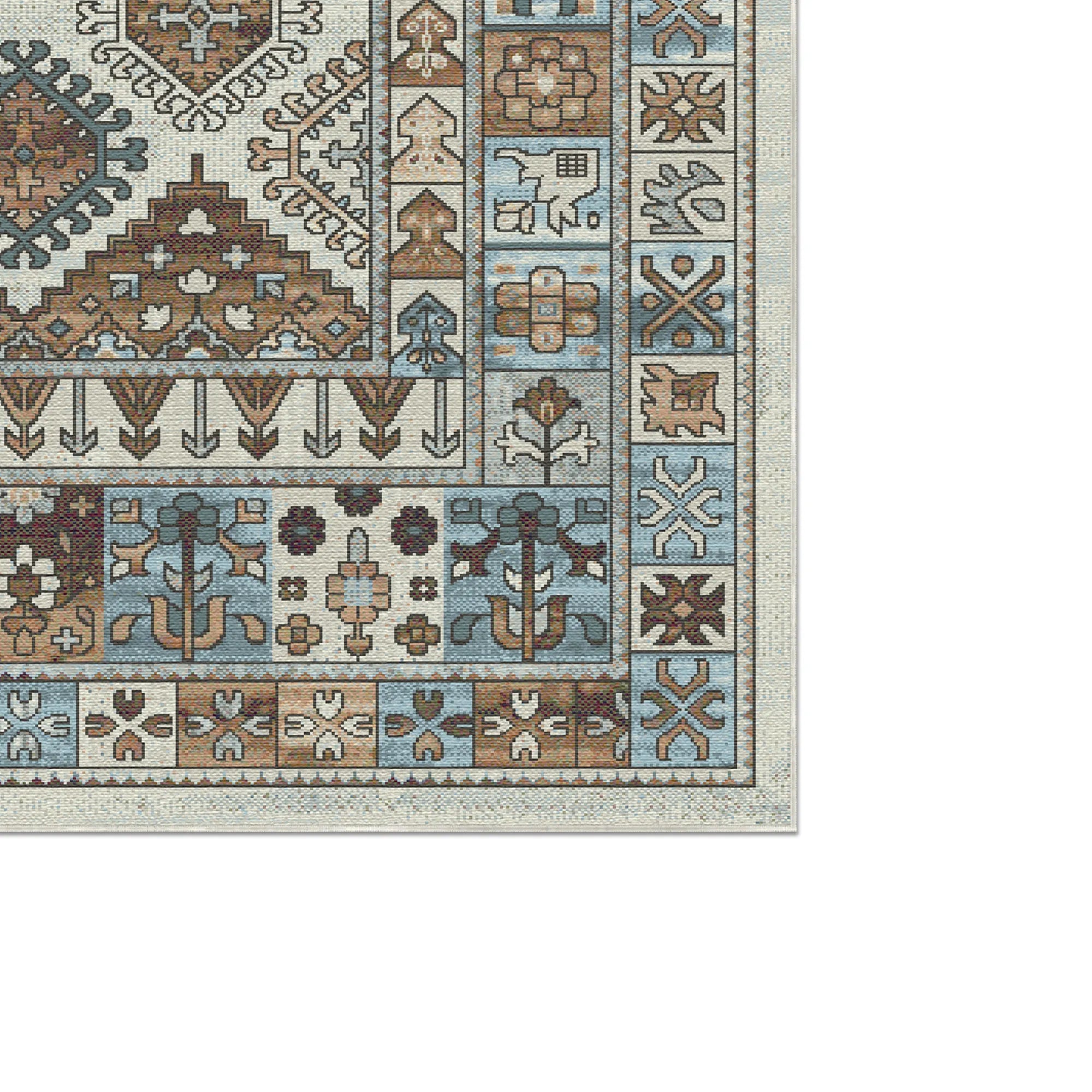 Anatolia Earth Tribal Kilim Teppich