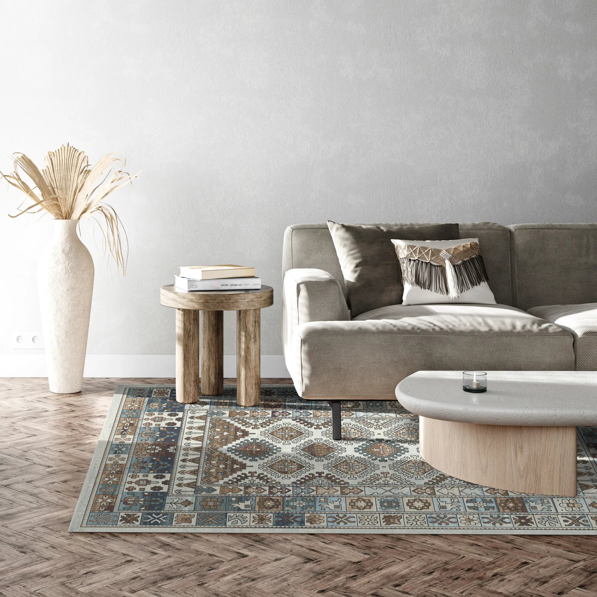 Anatolia Earth Tribal Kilim Teppich