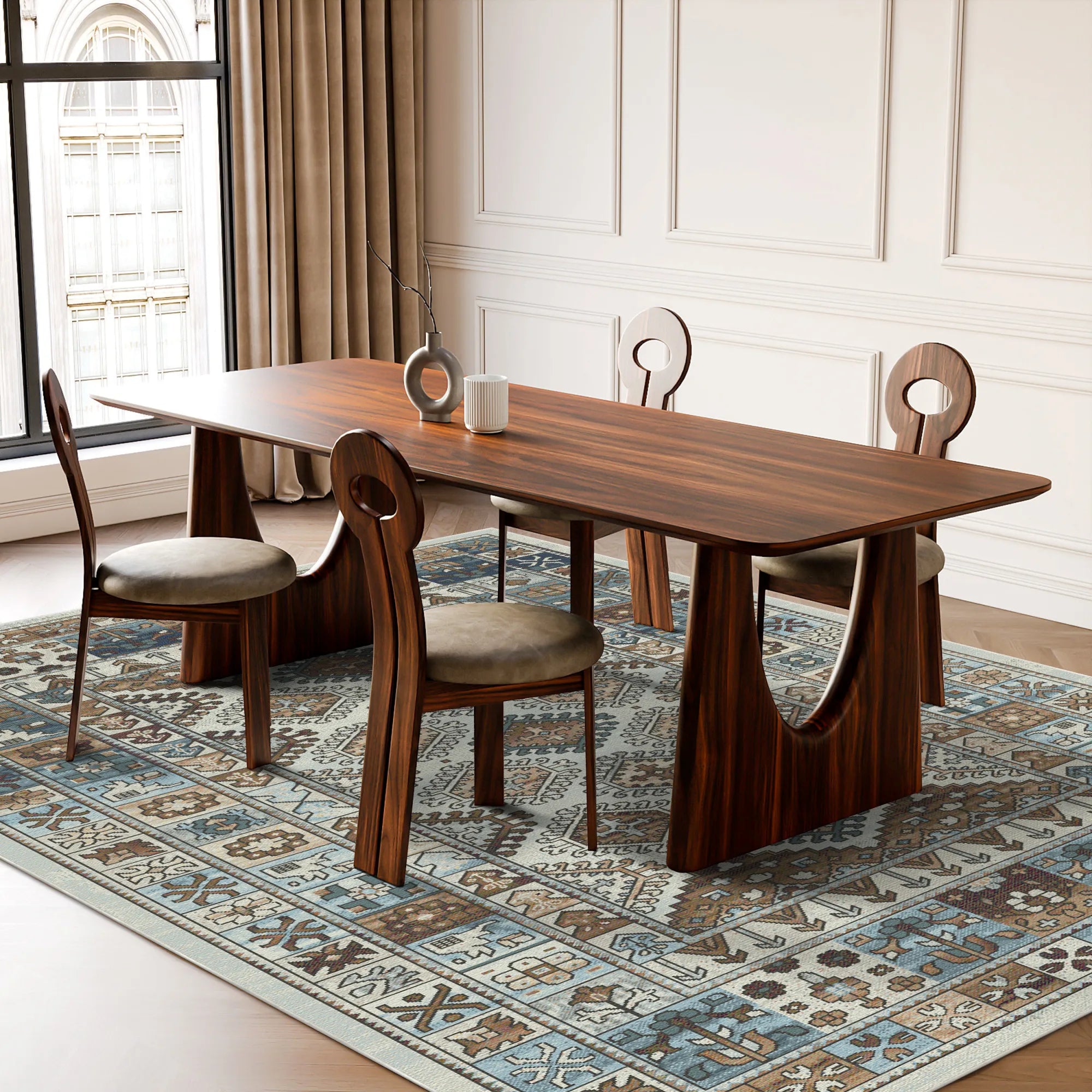 Anatolia Earth Tribal Kilim Teppich