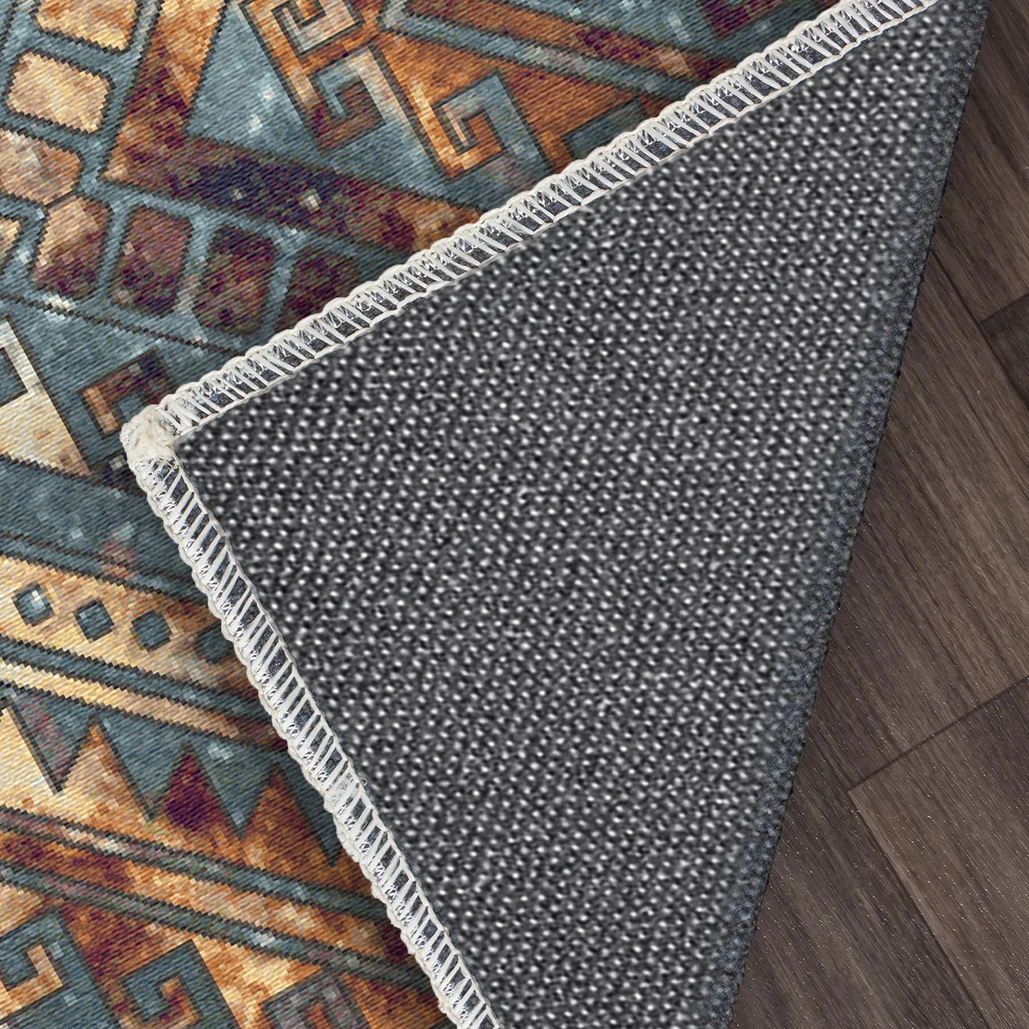 Geometrischer Tribal Teppich Sahara Prismatic