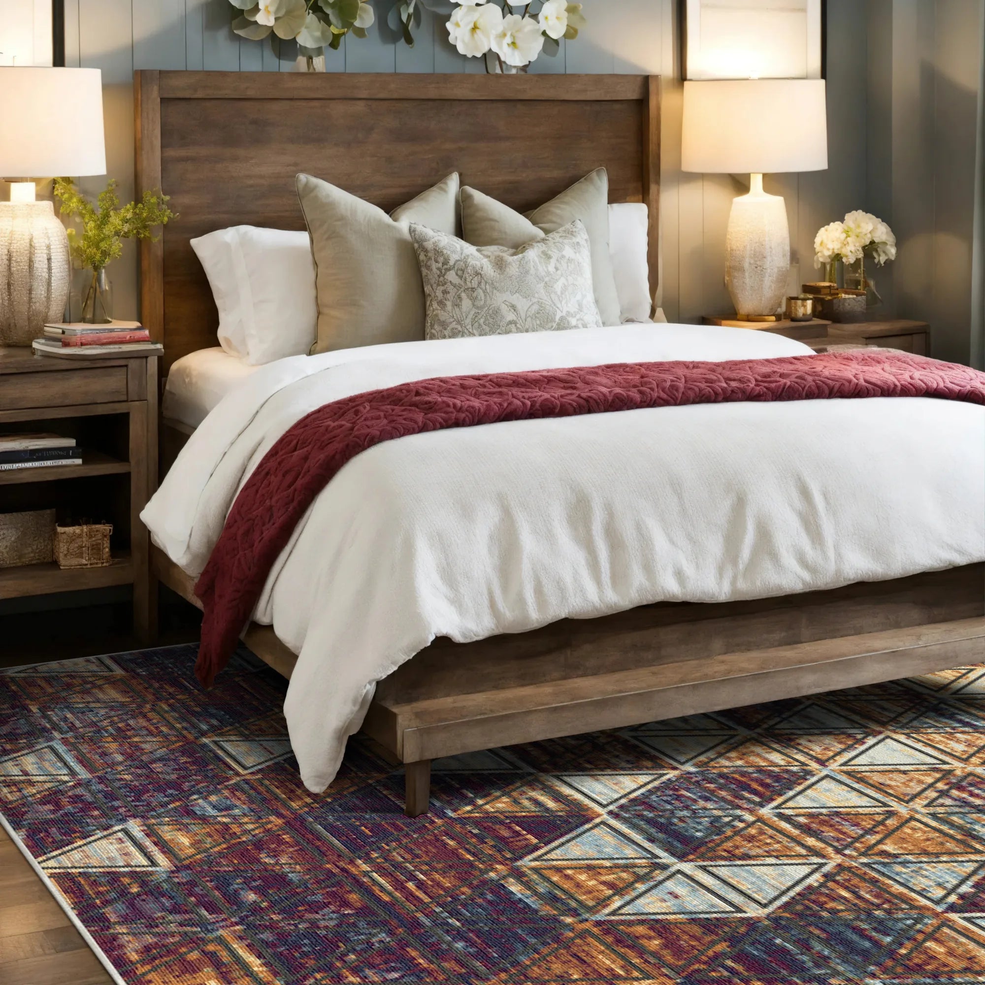 Mosaik Bernstein Geometrischer Abstrakter Teppich