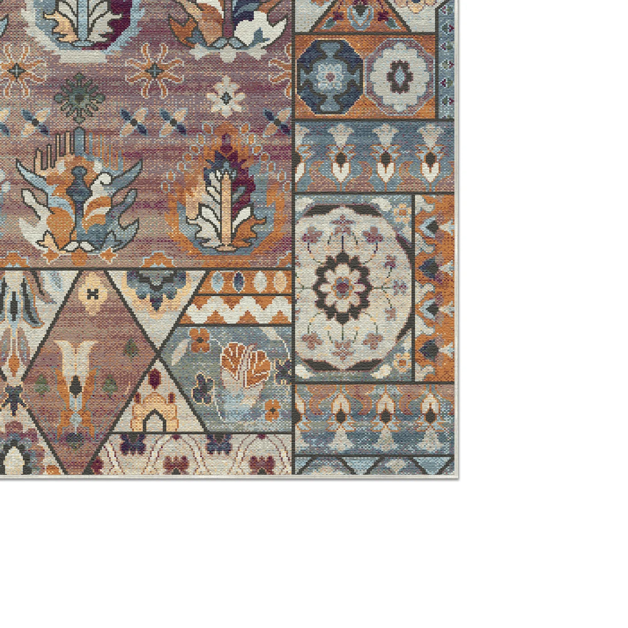 Shirvan Amber Traditioneller Geometrischer Teppich
