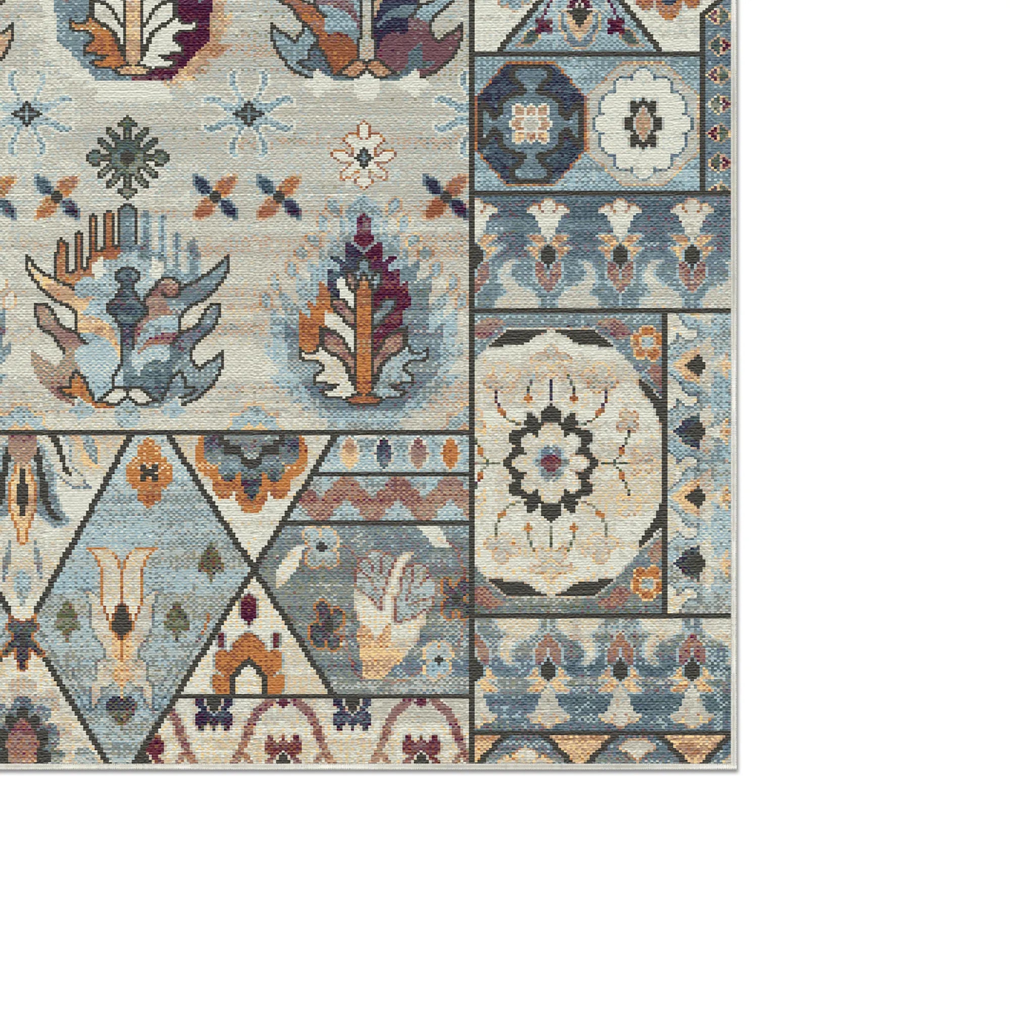 Shirvan Bone Traditioneller Geometrischer Teppich