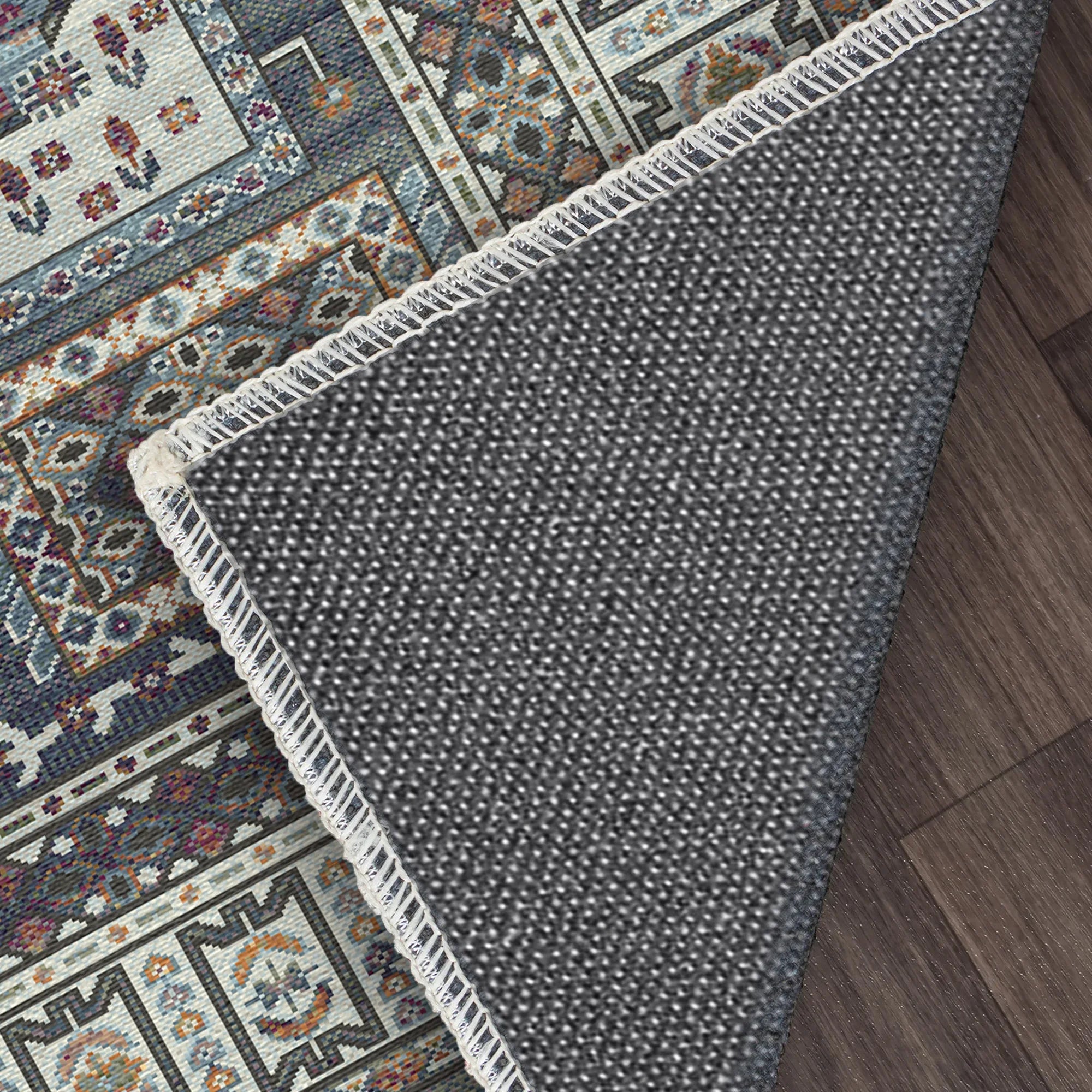 Samarkand Night Ethnischer Medaillon Teppich