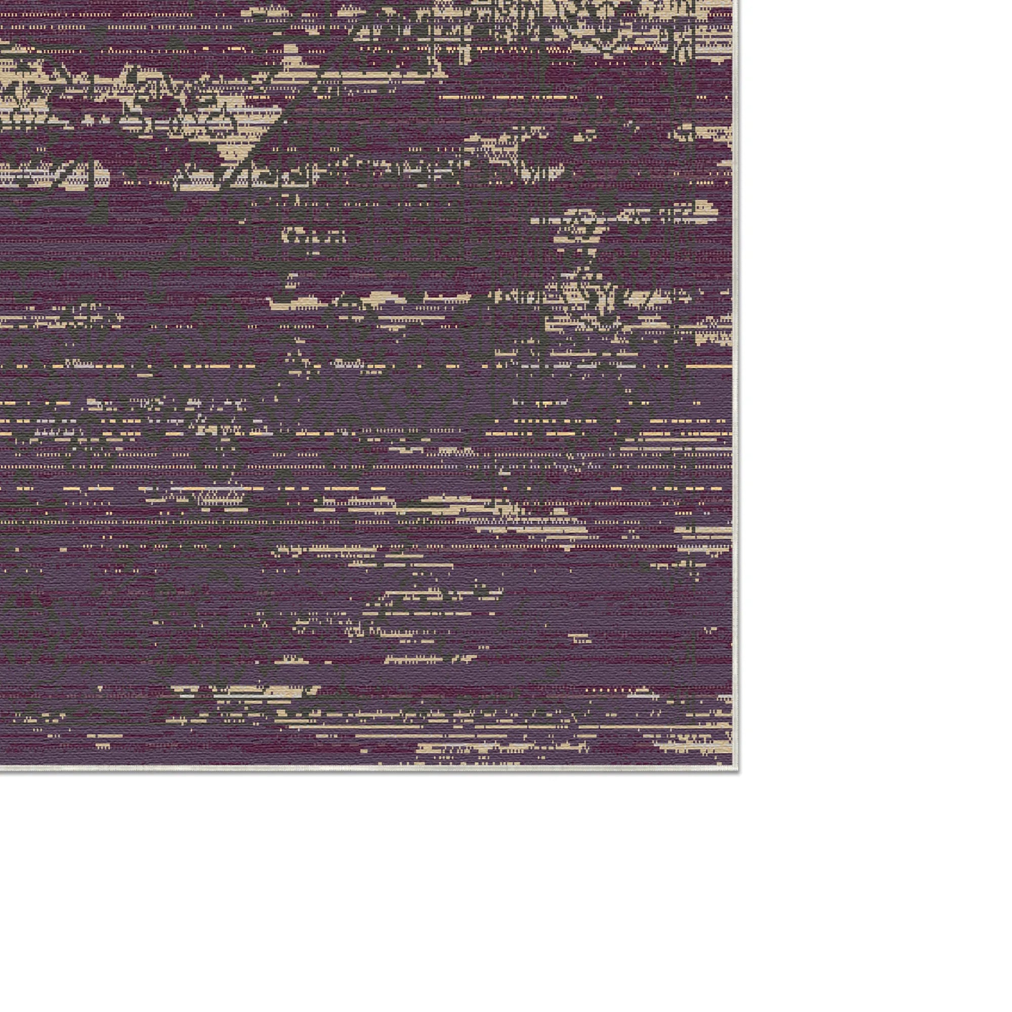 Mystic Glitch Abstrakter Texturierter Teppich