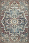 Sultanic Amber Königlicher Medaillon Teppich Terracotta