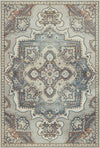 Sultanic Ivory Königlicher Medaillon Teppich Elfenbein