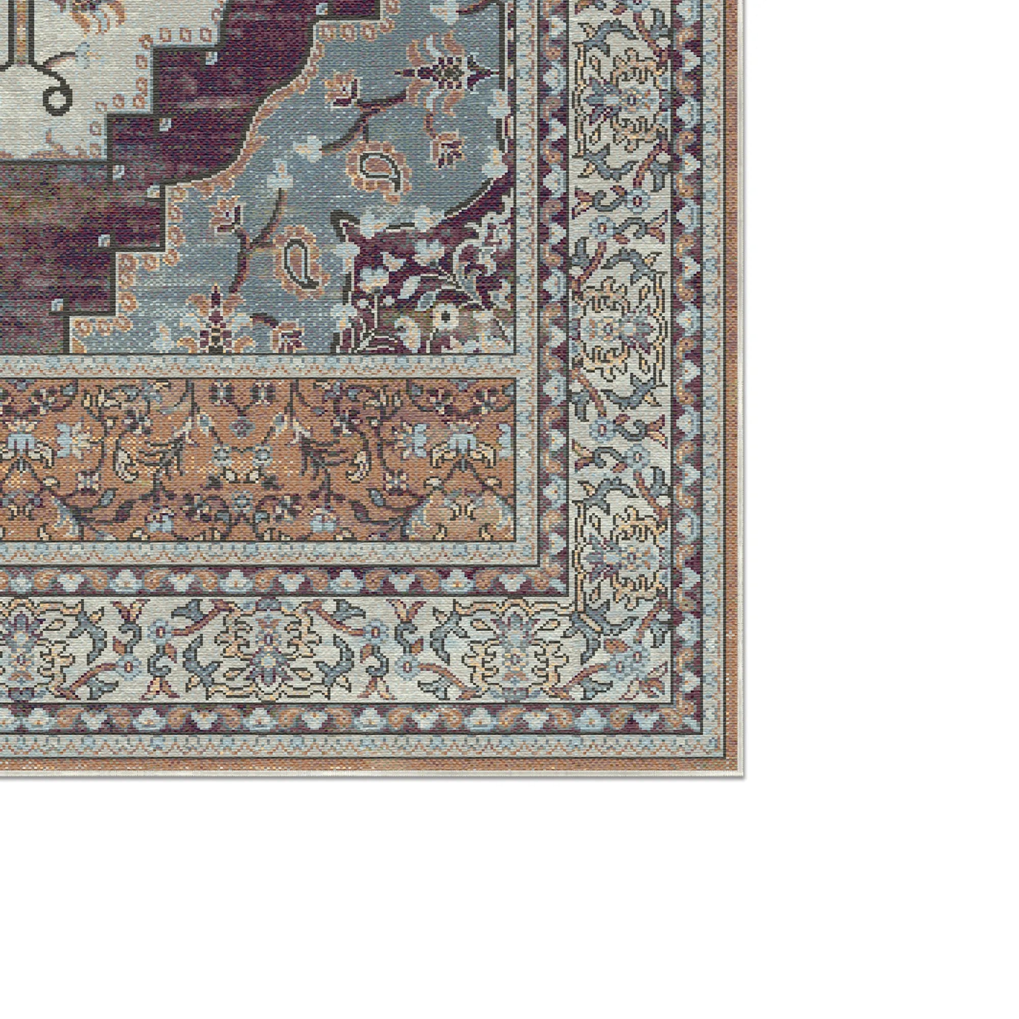 Loom Amber Paisley Floraler Teppich