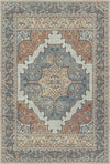 Loom Oasis Paisley Floraler Teppich Hellblau
