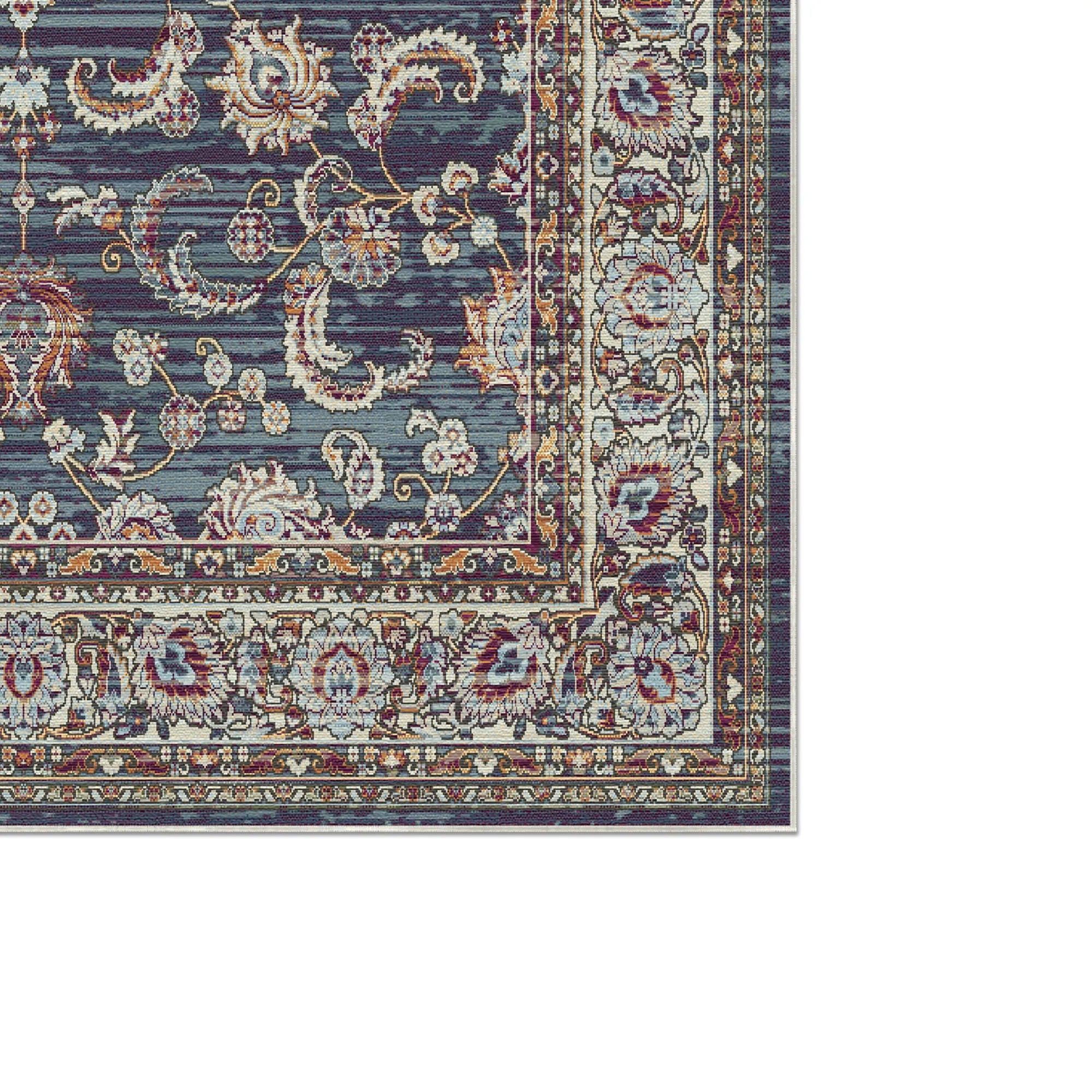 Royal Vine Indigo Floral Teppich