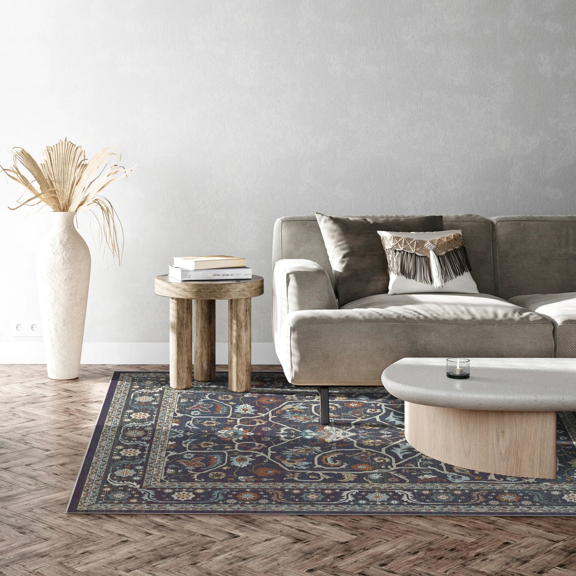 Imperial Vine Indigo Palace Teppich