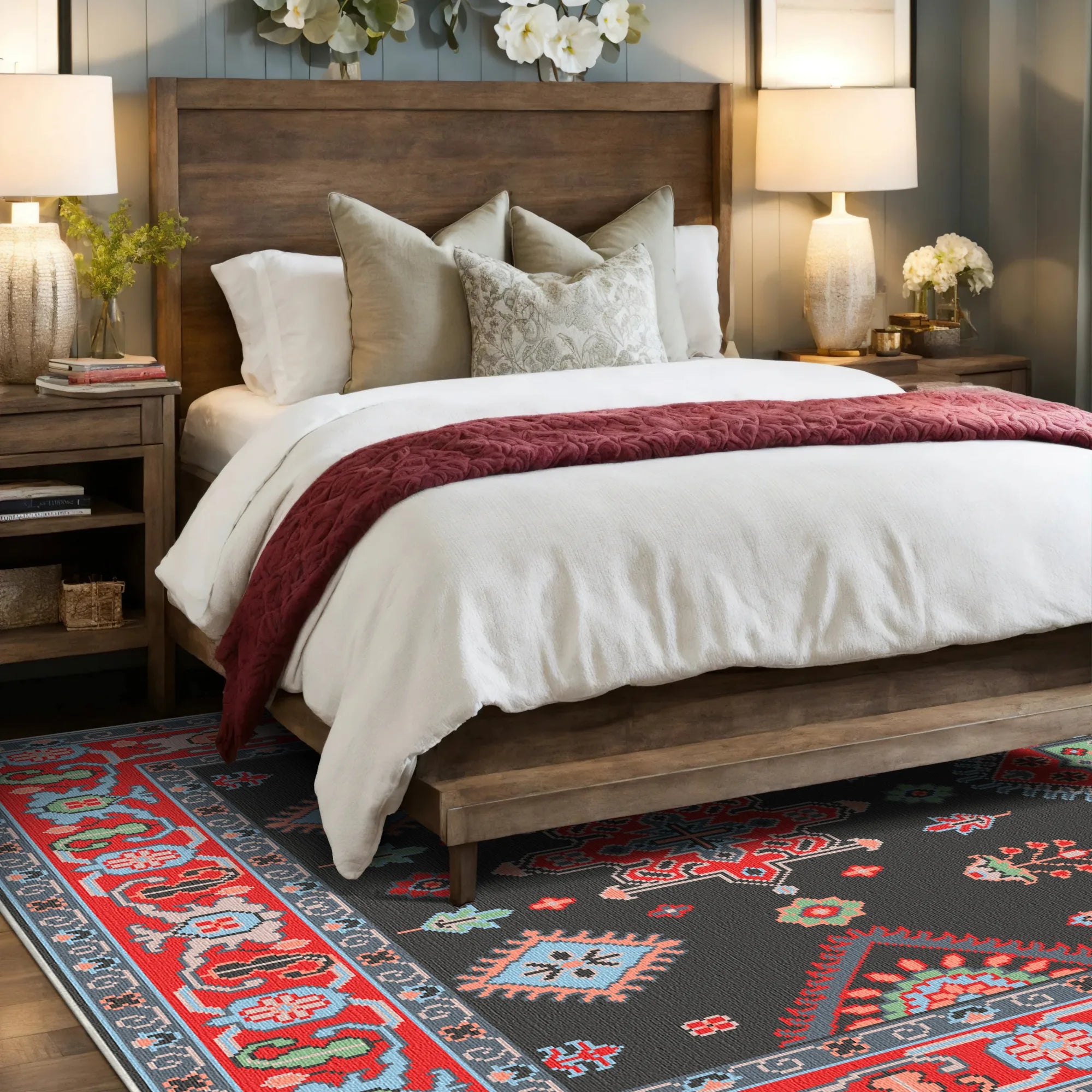 Ararat Obsidian Medaillon Stammesteppich