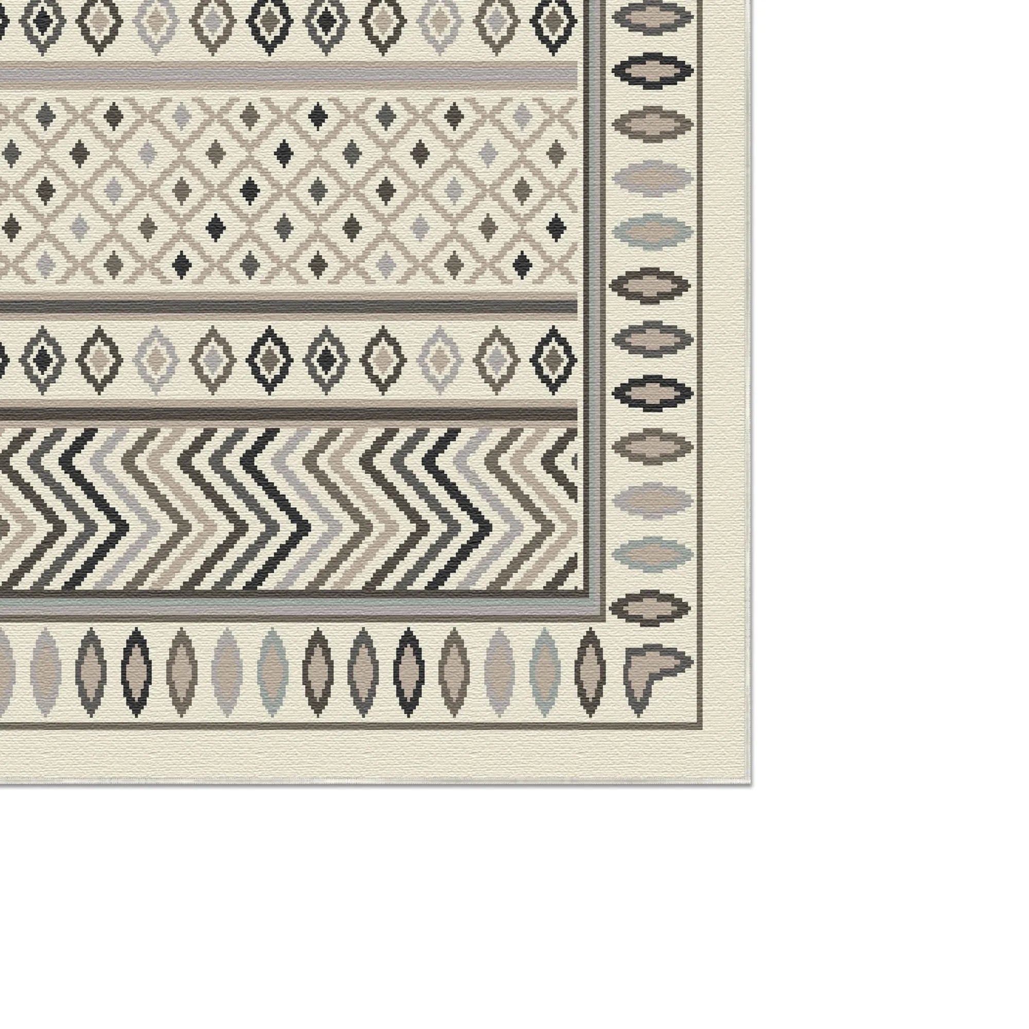 Wüstenrhythmus Geometrischer Waschbarer Teppich
