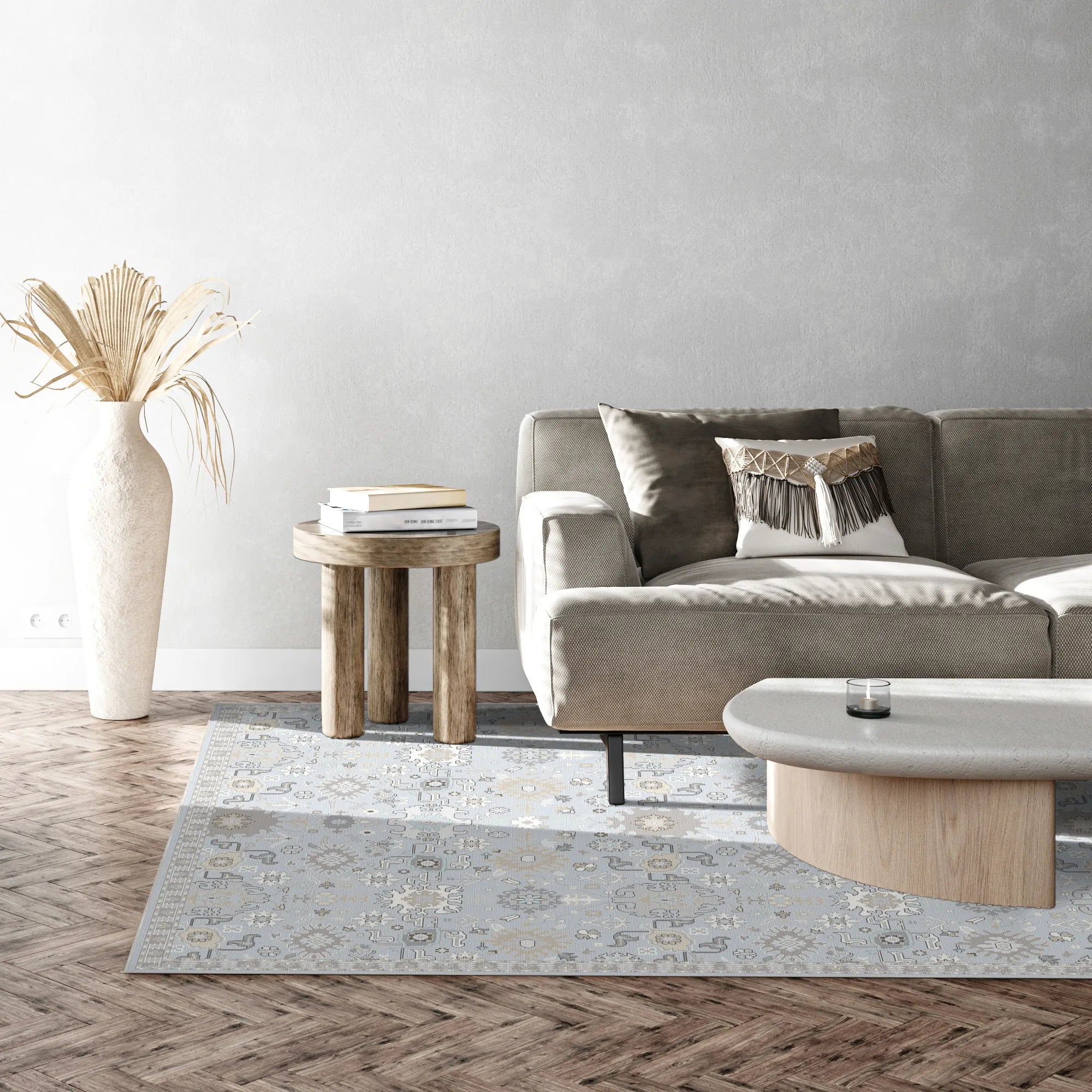 Waschbarer Teppich Iris Azure Oasis