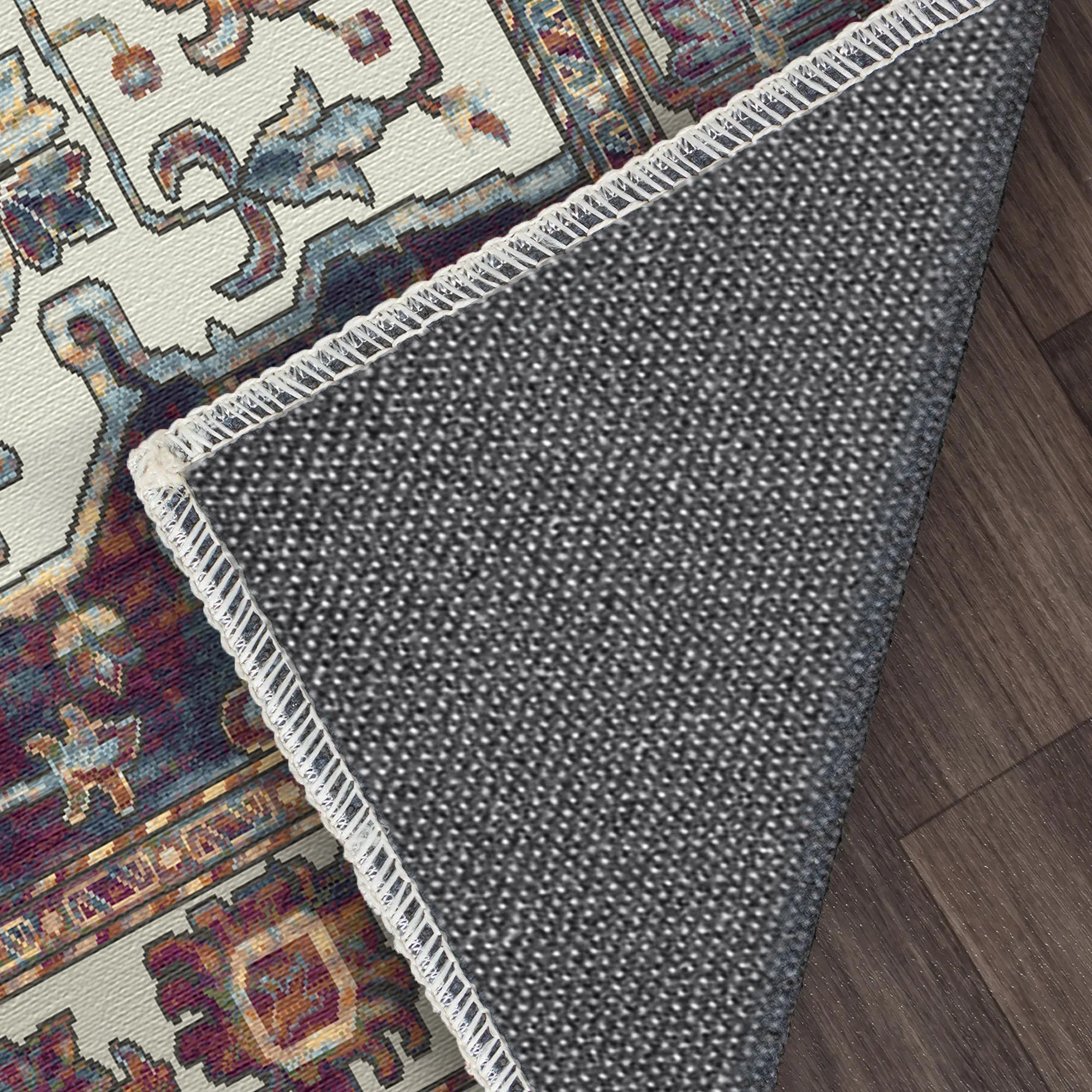 Aria Rust Amber Floral Teppich