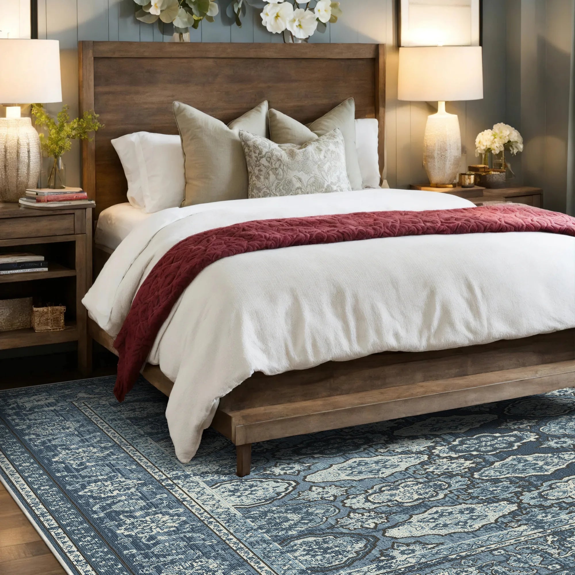 Azure Mosaik Zenith Teppich