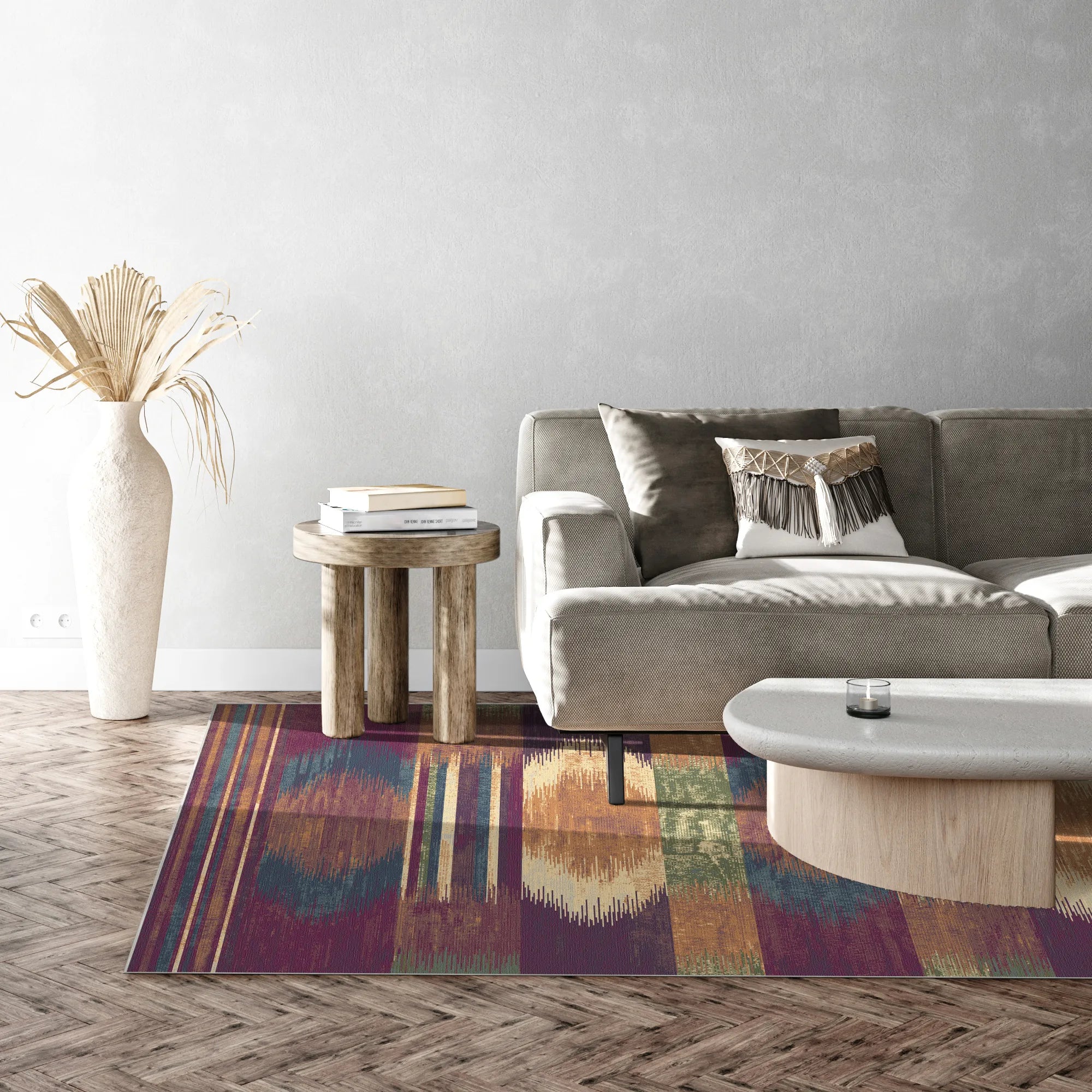 Primal Ocker Horizont Teppich