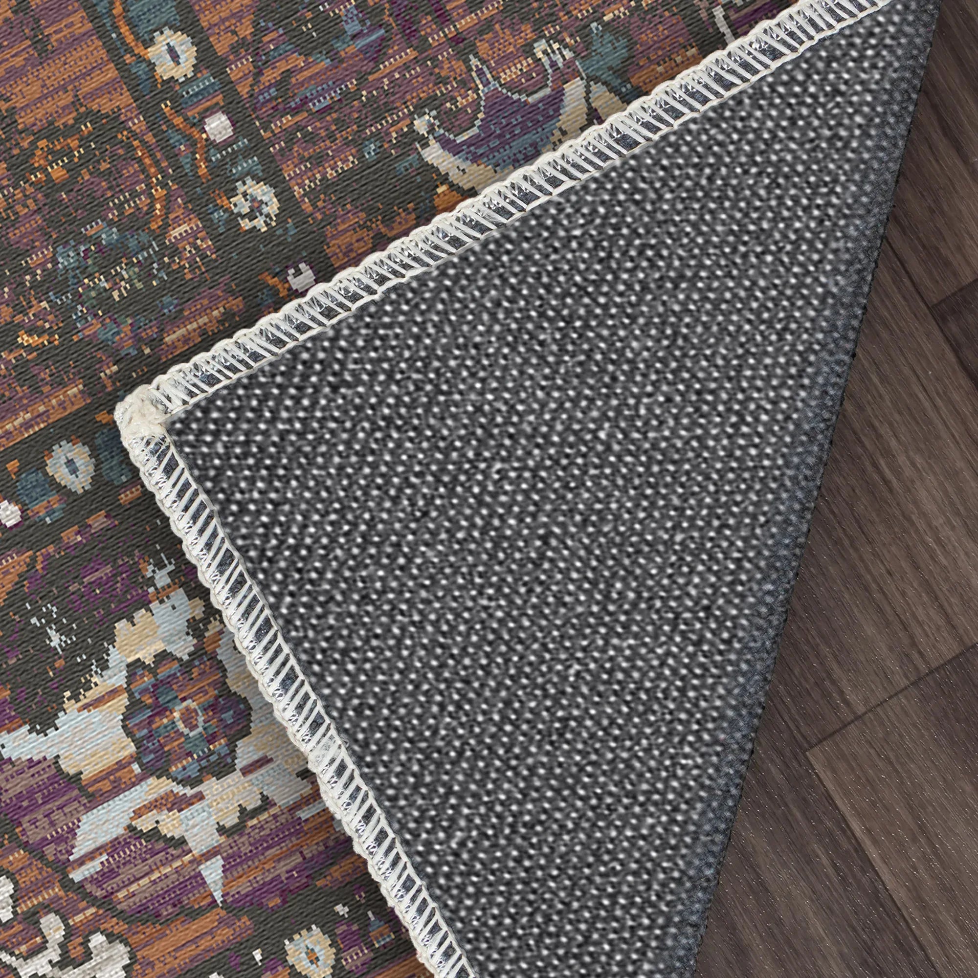 Safranfarbener Lyrischer Botanischer Teppich