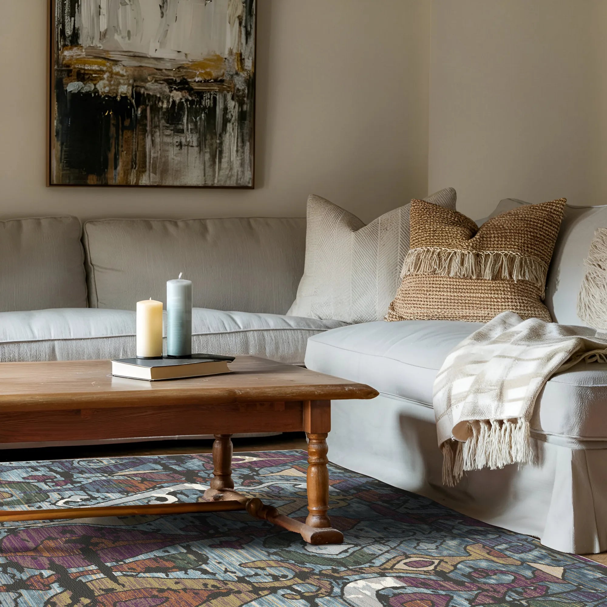 Chromatic Dusk Ogee Teppich