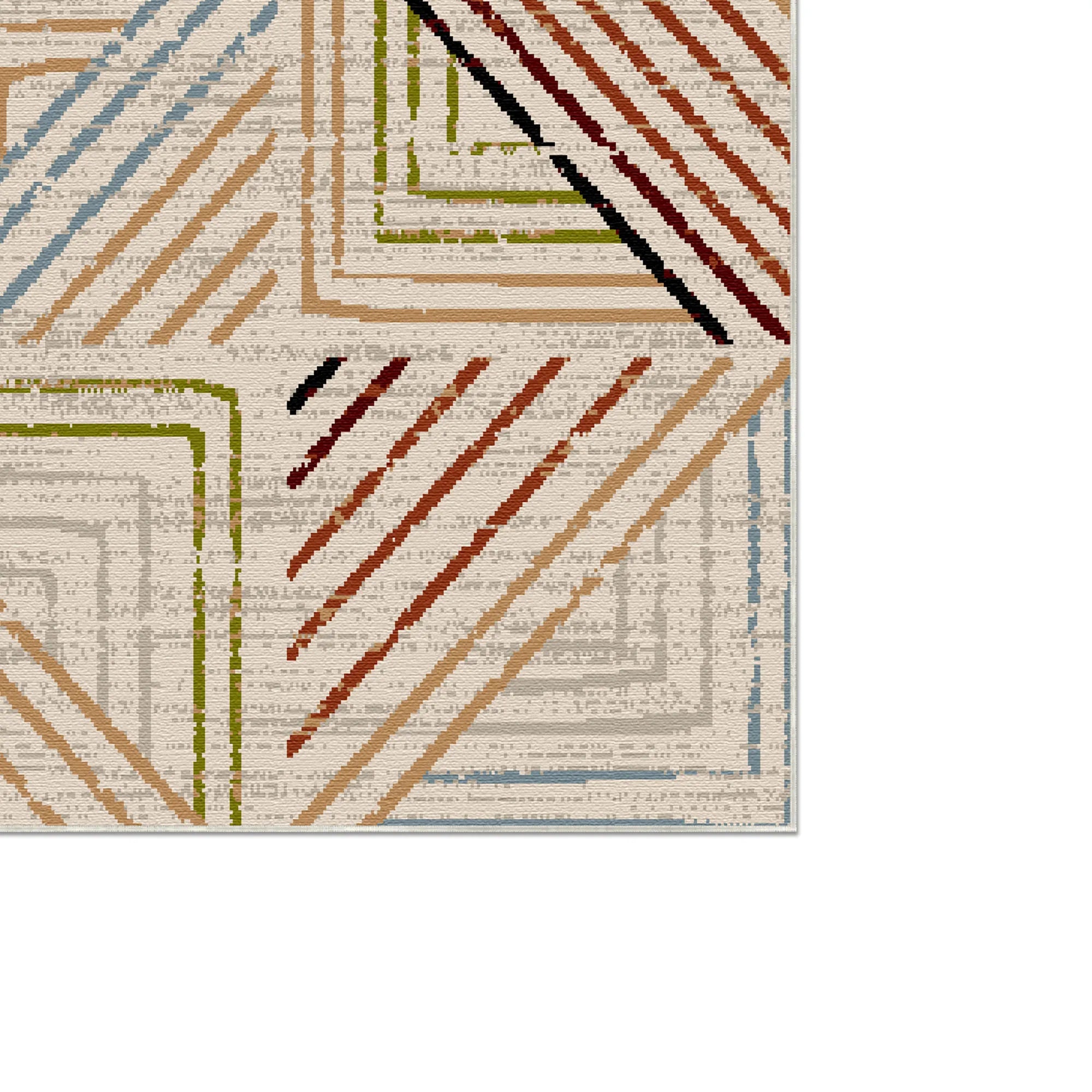 Sonora Fliese Geometrischer Waschbarer Teppich