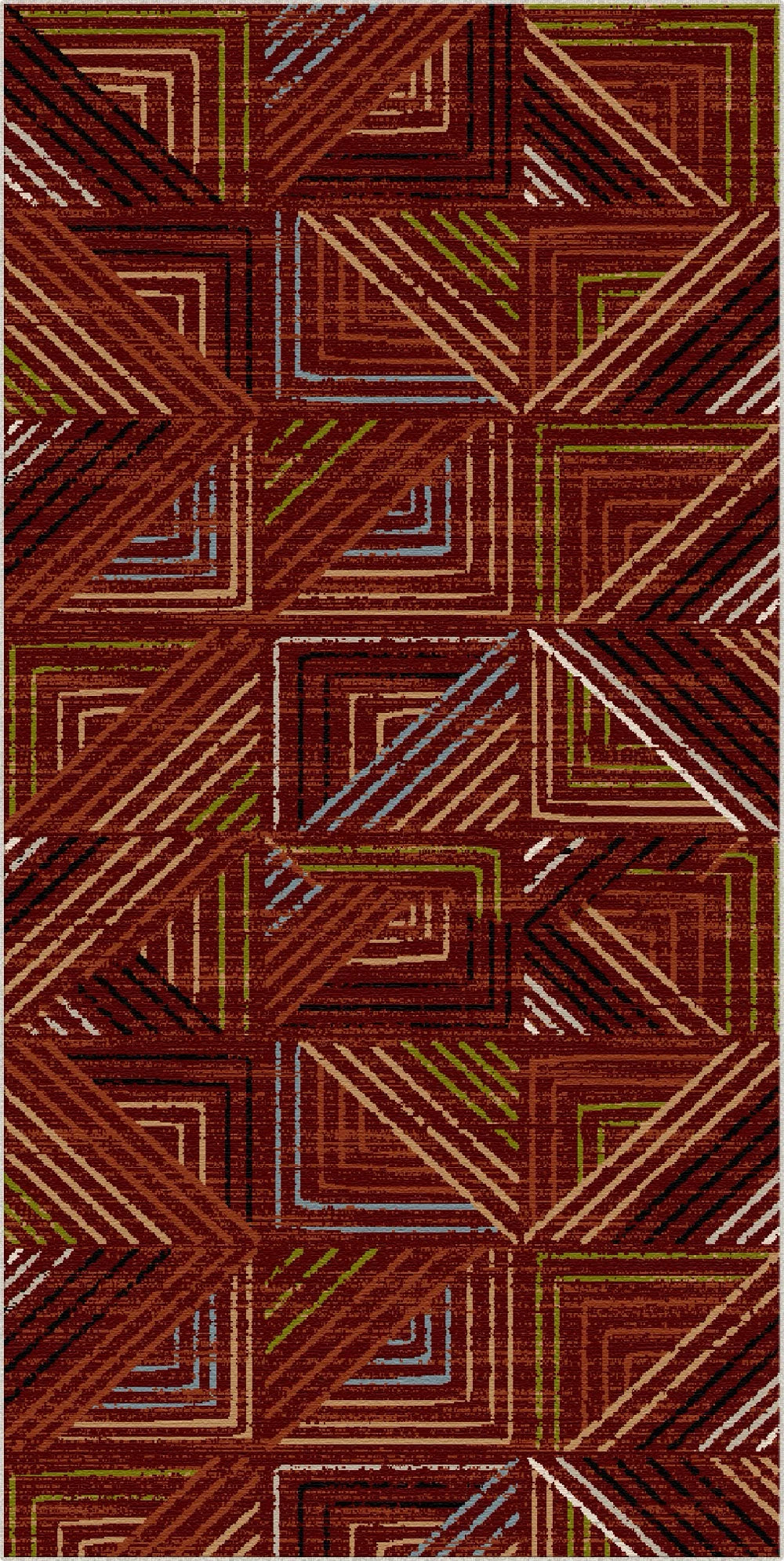 Sedona Geometrischer Waschbarer Teppich