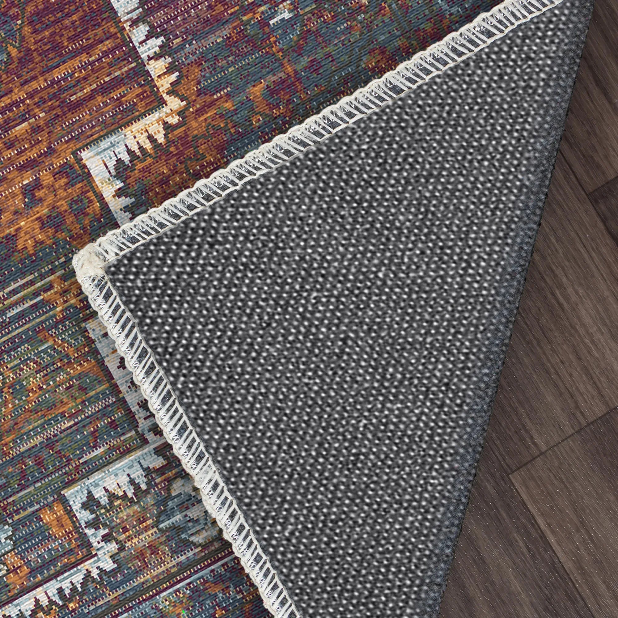 Nachtaktiver Stufenmedaillon Teppich