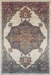 Regal Zenith Medallion Teppich Elfenbein