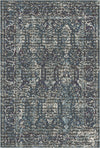 Himmlischer Frost Punktillistischer Teppich Indigo