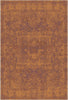 Amber Glow Erased Medallion Teppich 