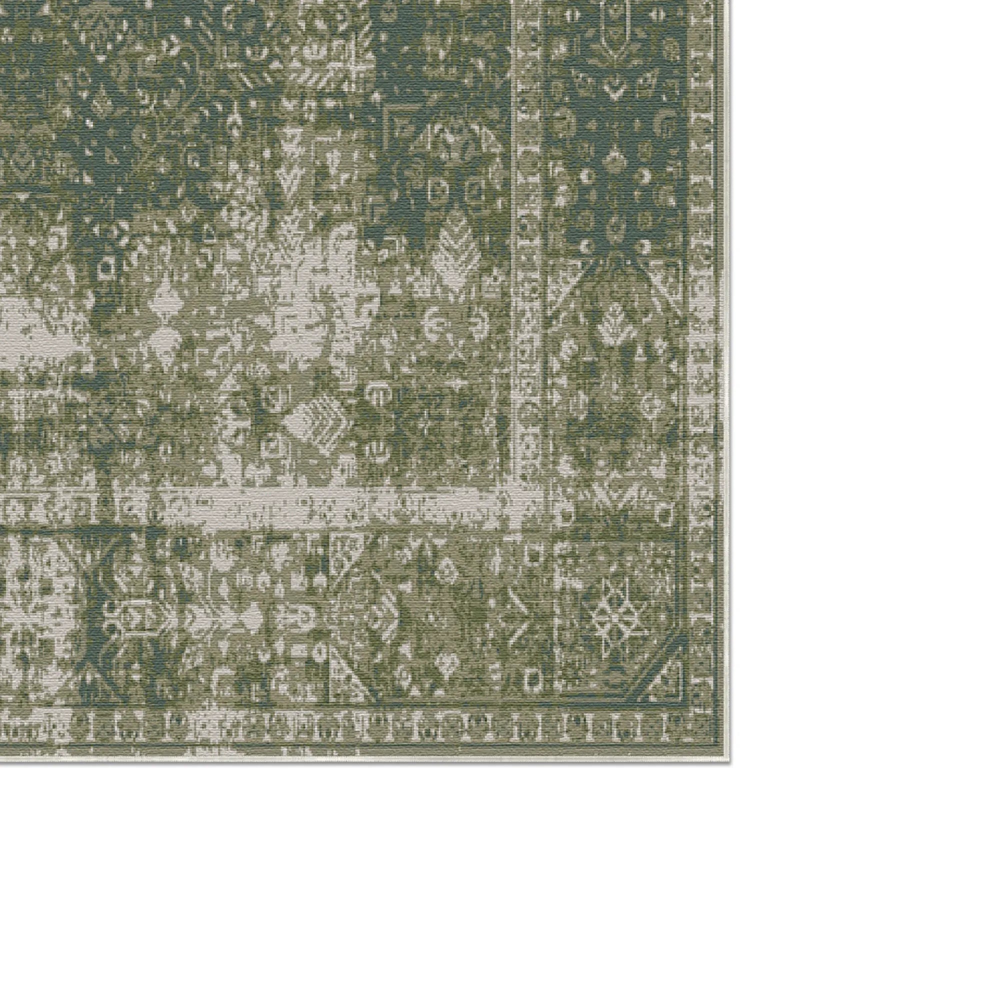 Moosiger Zufluchtsort Geometrischer Teppich
