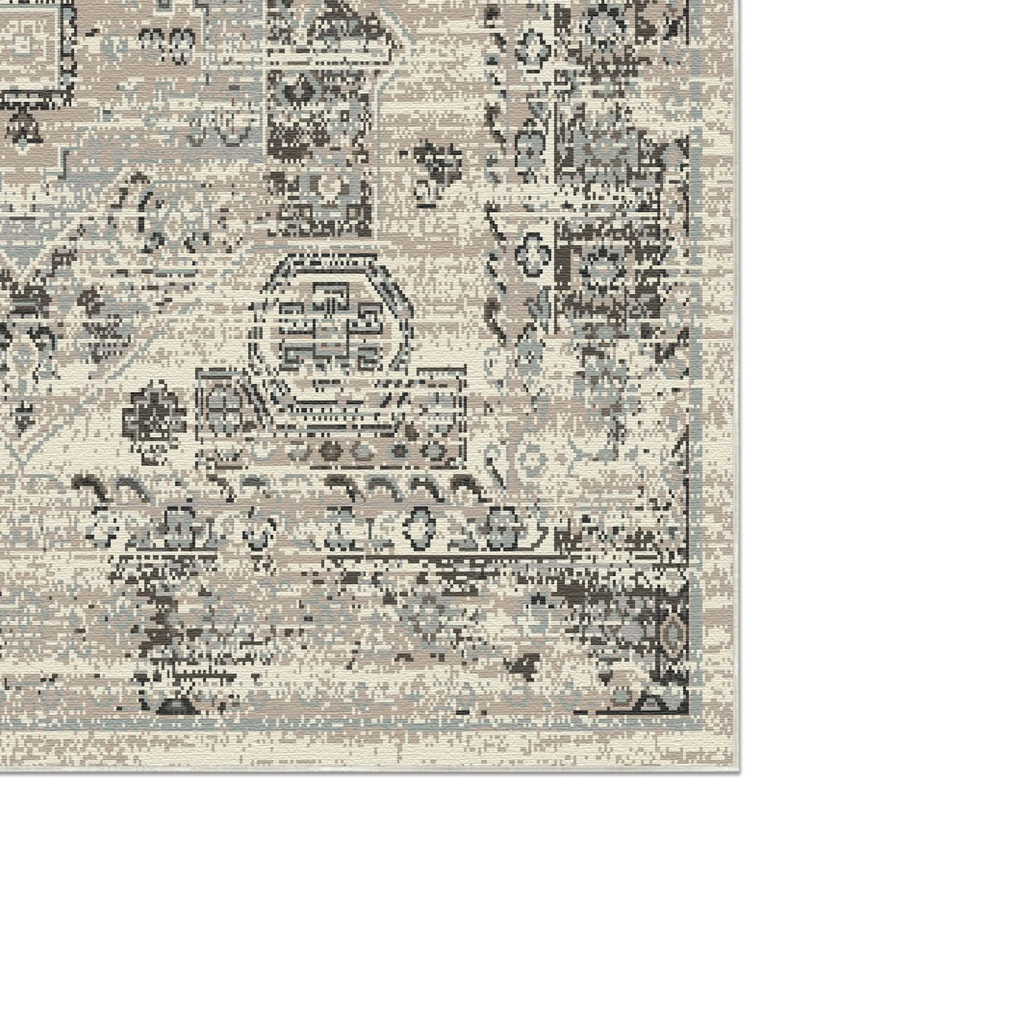 Kappadokien Nebel Vintage Waschbarer Teppich