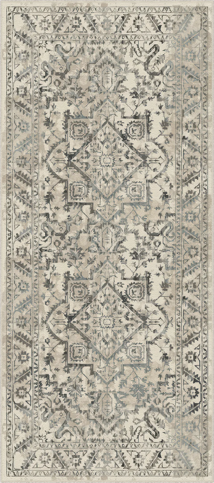 Myra Stein Vintage Waschbarer Teppich