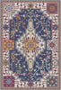 Indigo Mosaic Regal Medallion Teppich 