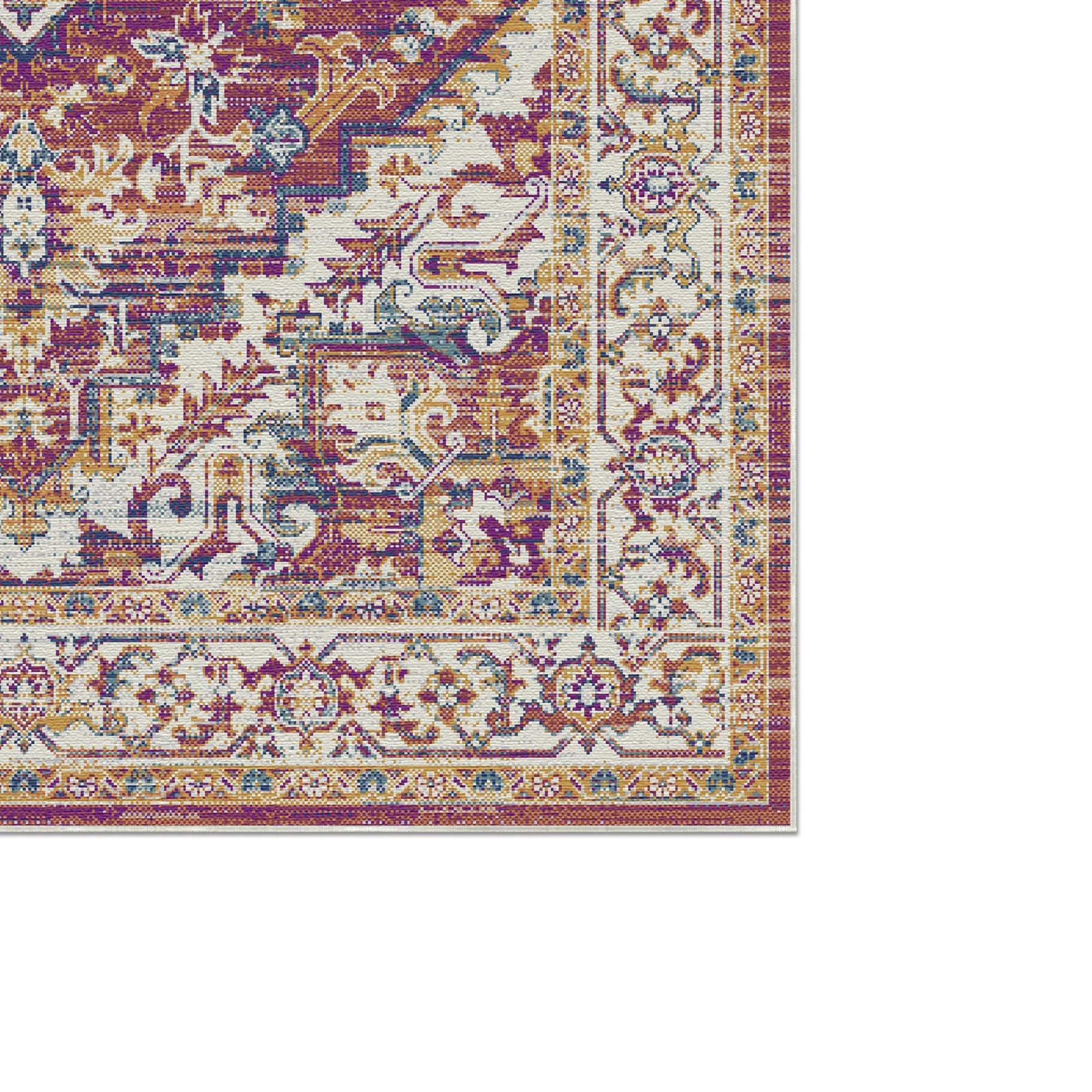 Terrakotta Zitadelle Ornament Medaillon Teppich