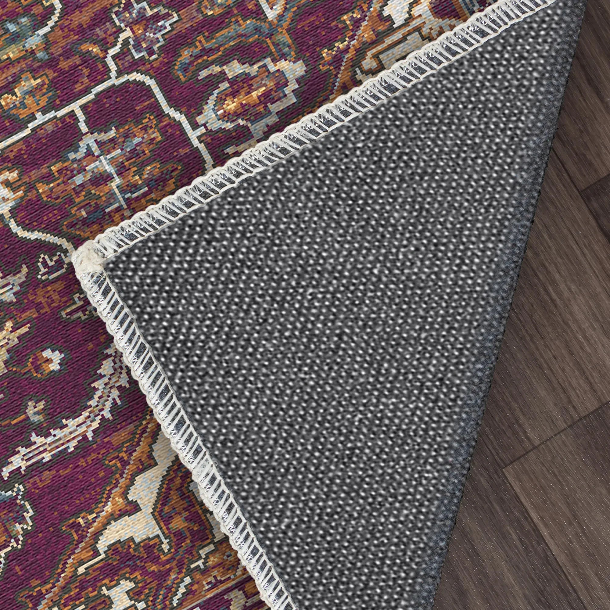 Terrakotta Garten Gelöschter Botanischer Teppich