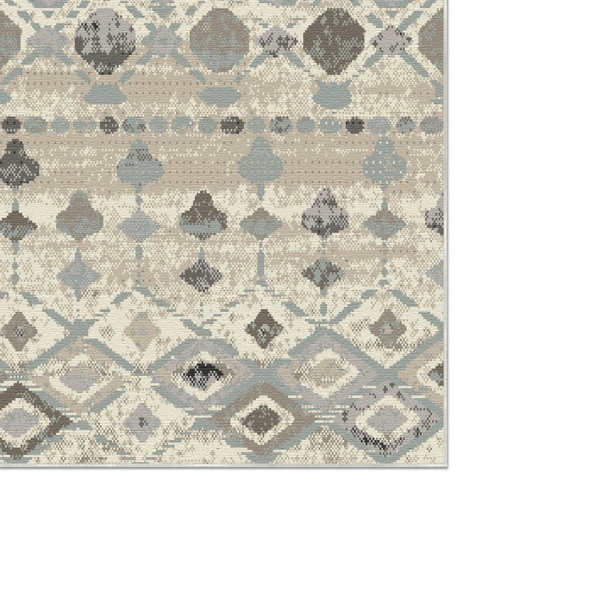 Baja Tribal Geometrischer Waschbarer Teppich