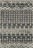 Sonora Charcoal Tribal Geometric Waschbarer Teppich 
