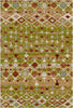 Tucson Olive Tribal Geometric Waschbarer Teppich 