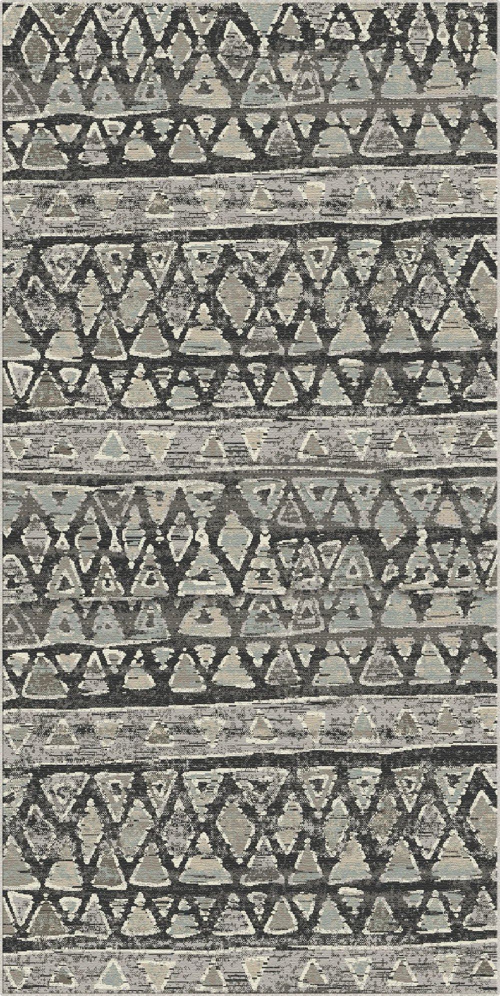 Yukon Kohle Tribal Waschbarer Teppich