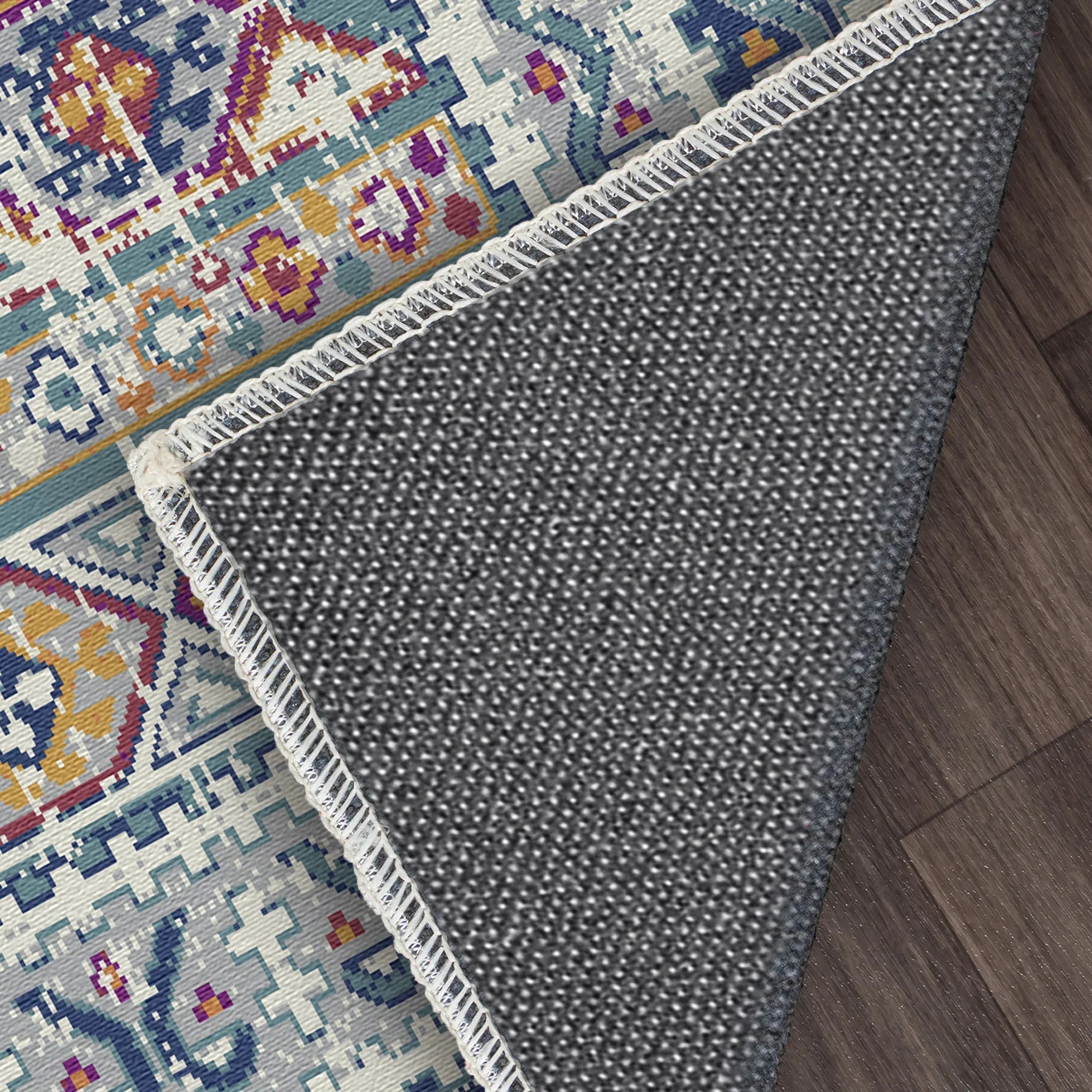 Waschbarer Teppich Caspian Folklore Medallion