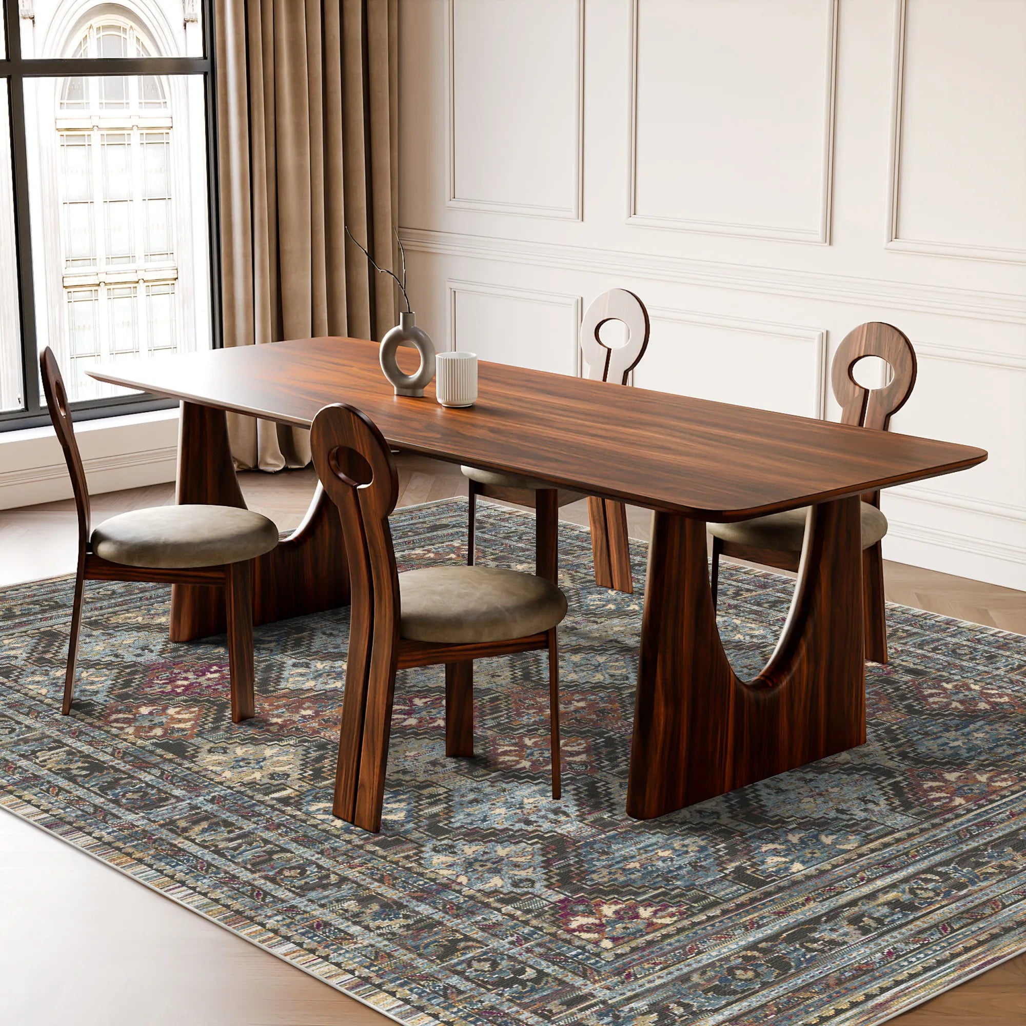 Waschbarer Teppich Palermo Jewel