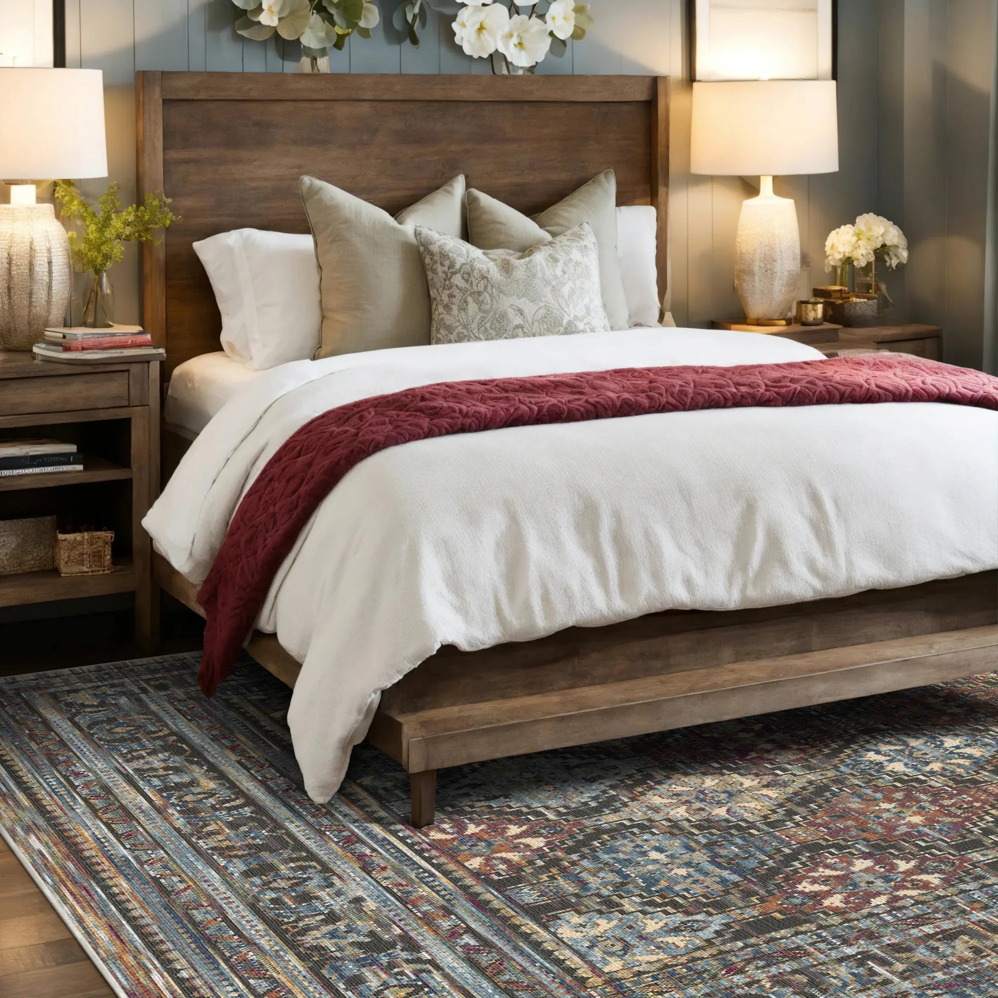 Waschbarer Teppich Palermo Jewel