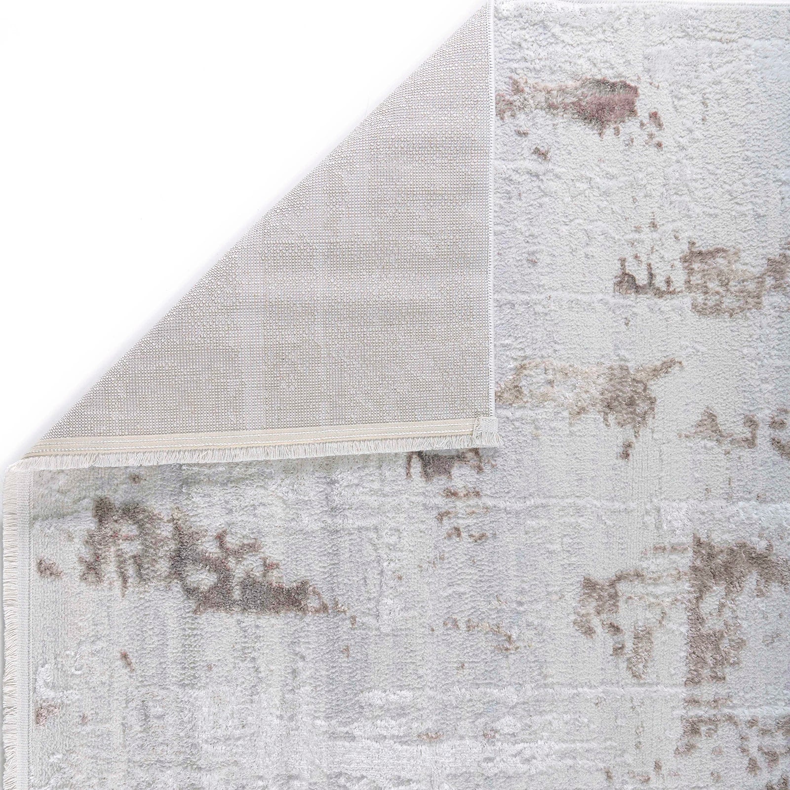 Teppich Urban Drift in Braun mit abstraktem Muster