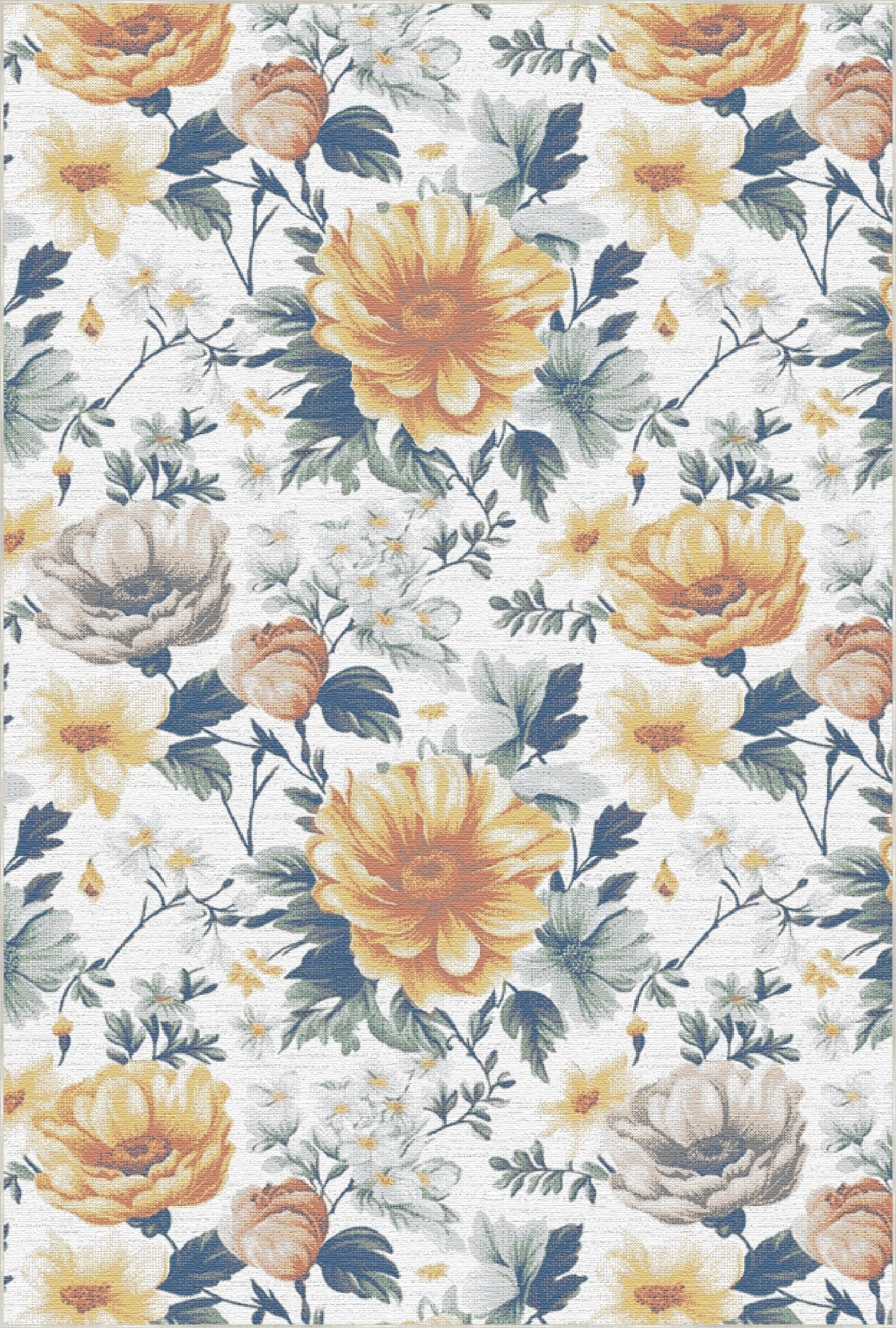 Amber Meadow Botanischer Teppich