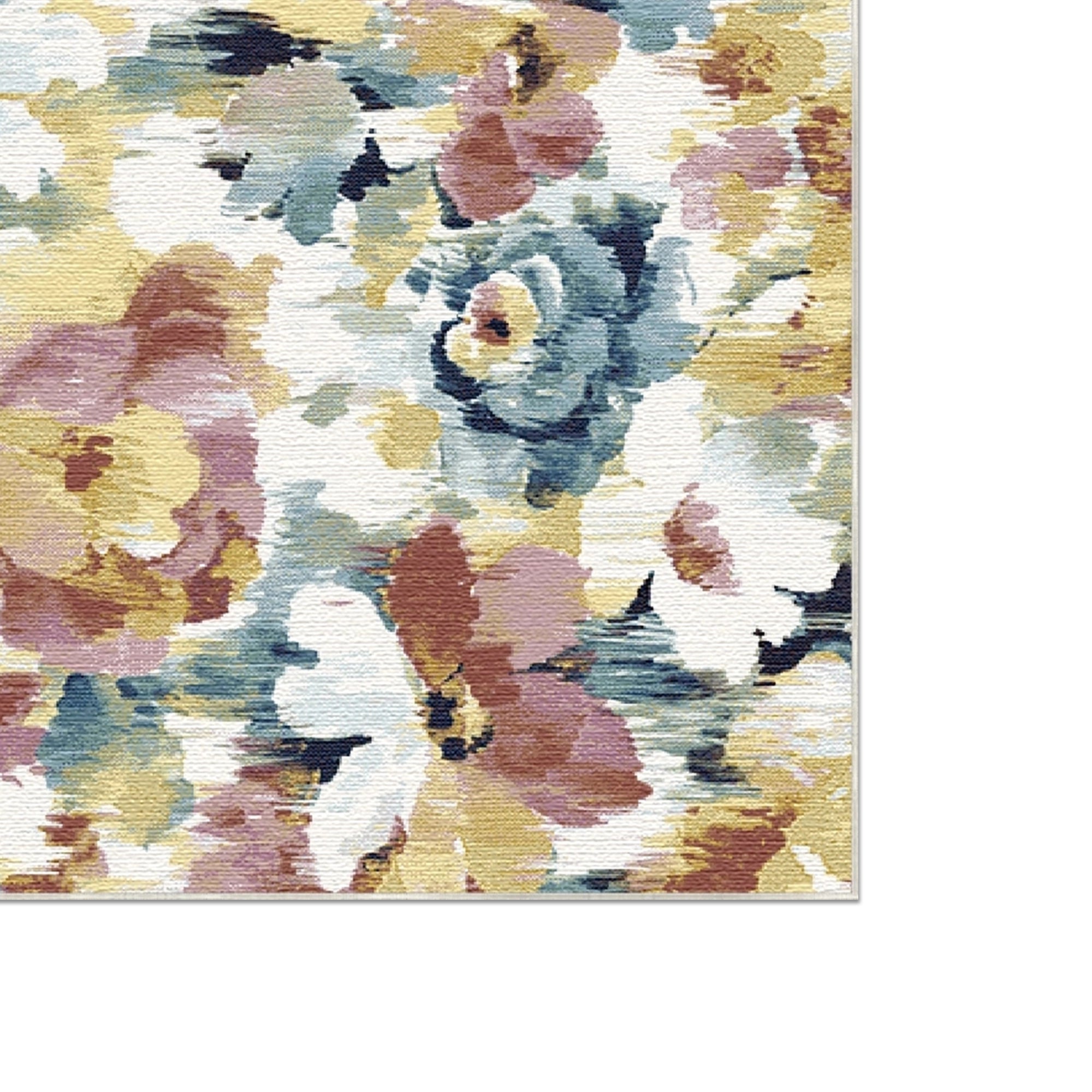Strahlendes Kaleidoskop Blumen Teppich