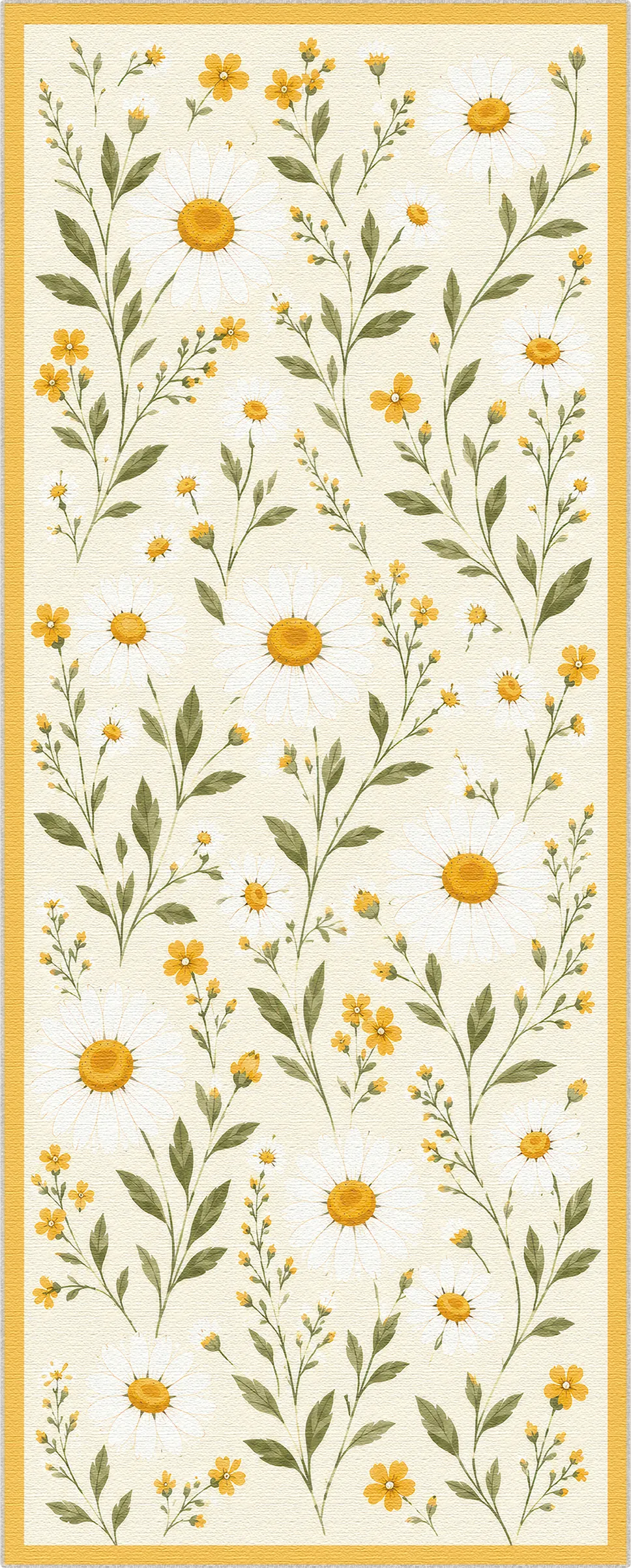 Heller Gänseblümchen-Blumenwiesen-Teppich