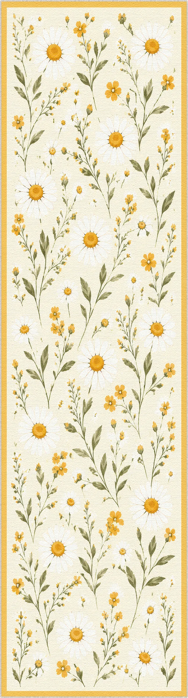 Heller Gänseblümchen-Blumenwiesen-Teppich