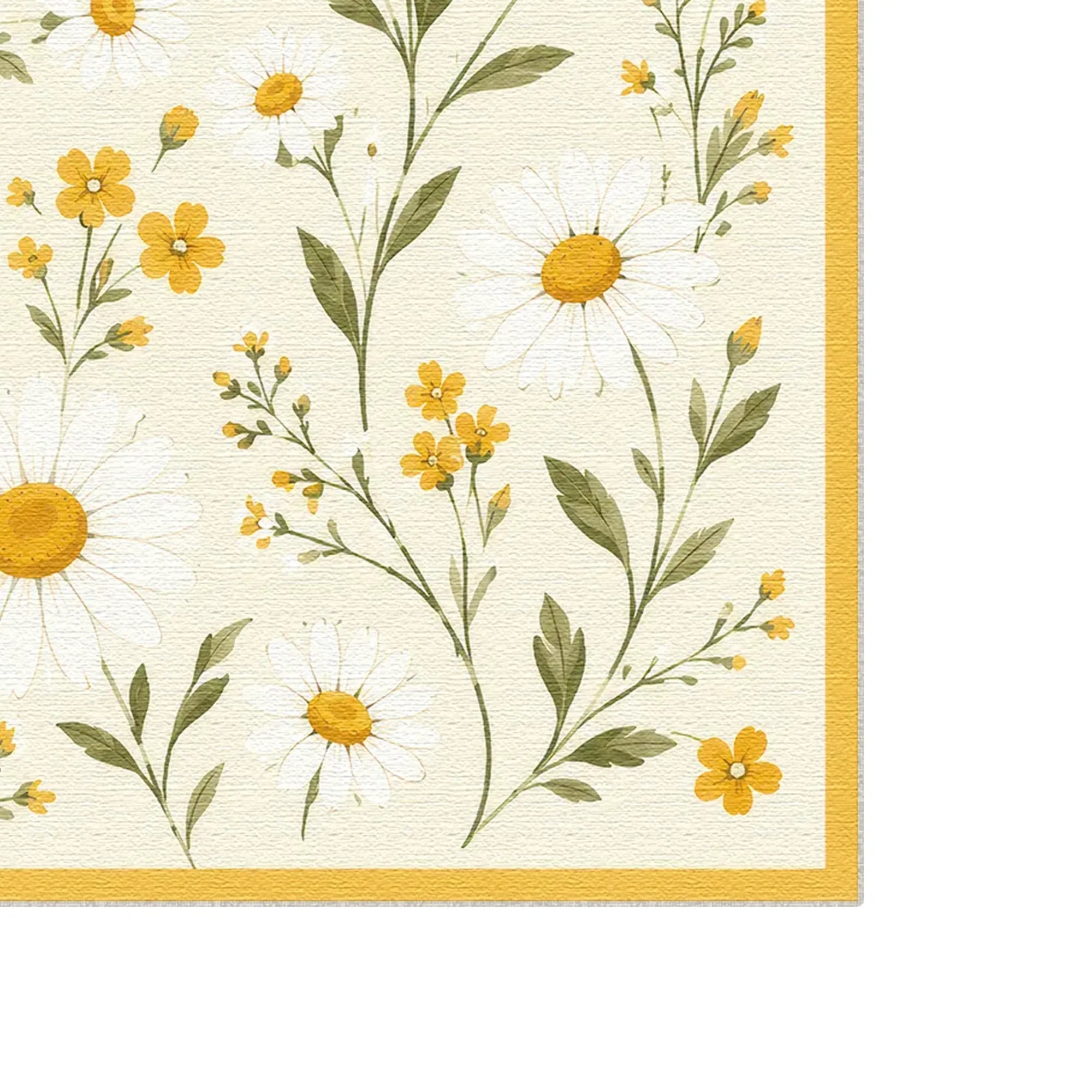 Heller Gänseblümchen-Blumenwiesen-Teppich