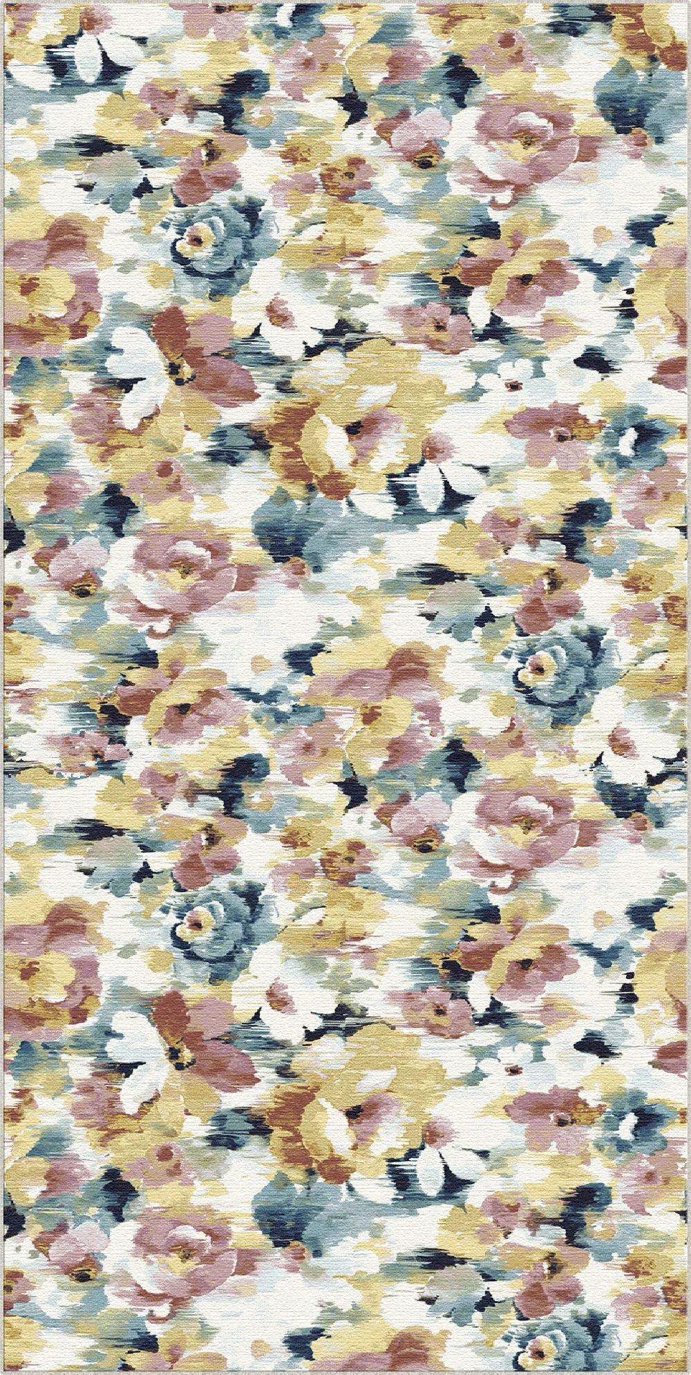 Strahlendes Kaleidoskop Blumen Teppich