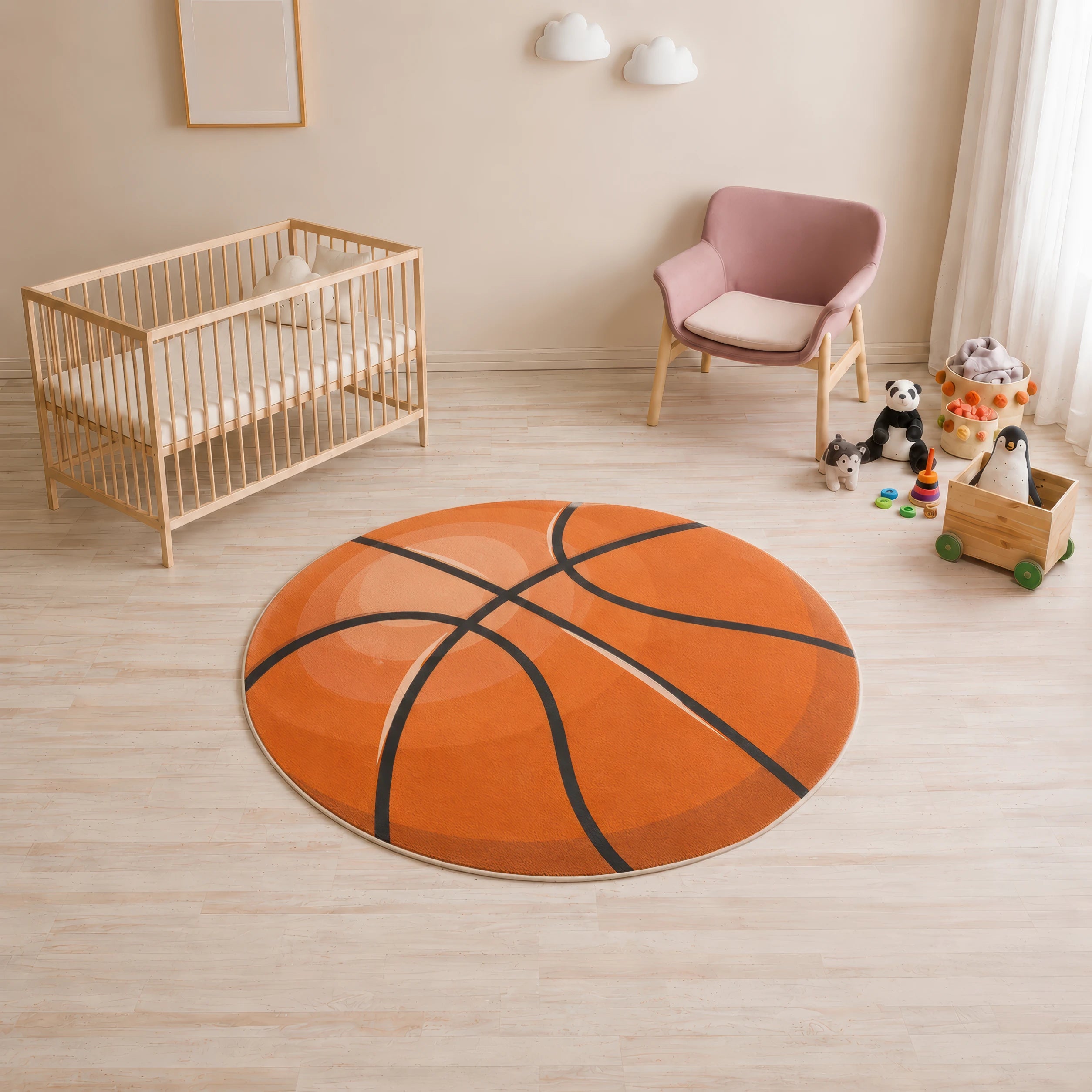 Basketball-Rundteppich